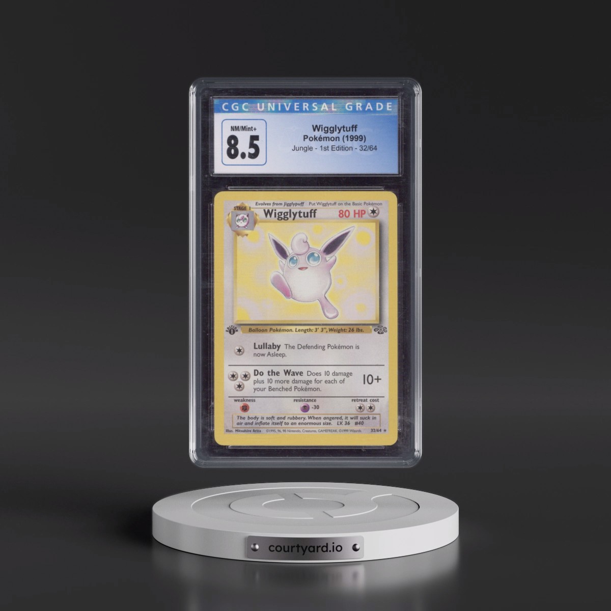 1999 Jungle #32/64 Wigglytuff - 1st Edition 1st Edition (CGC 8.5 NM-MT+)