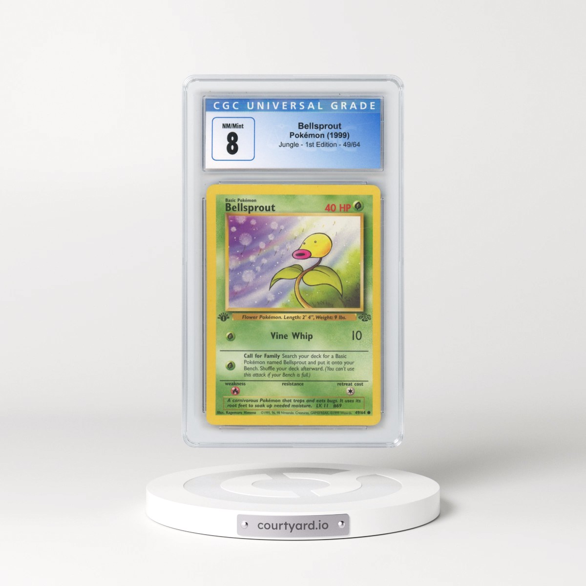 1999 Jungle #49/64 Bellsprout - 1st Edition 1st Edition (CGC 8 NM-MT)