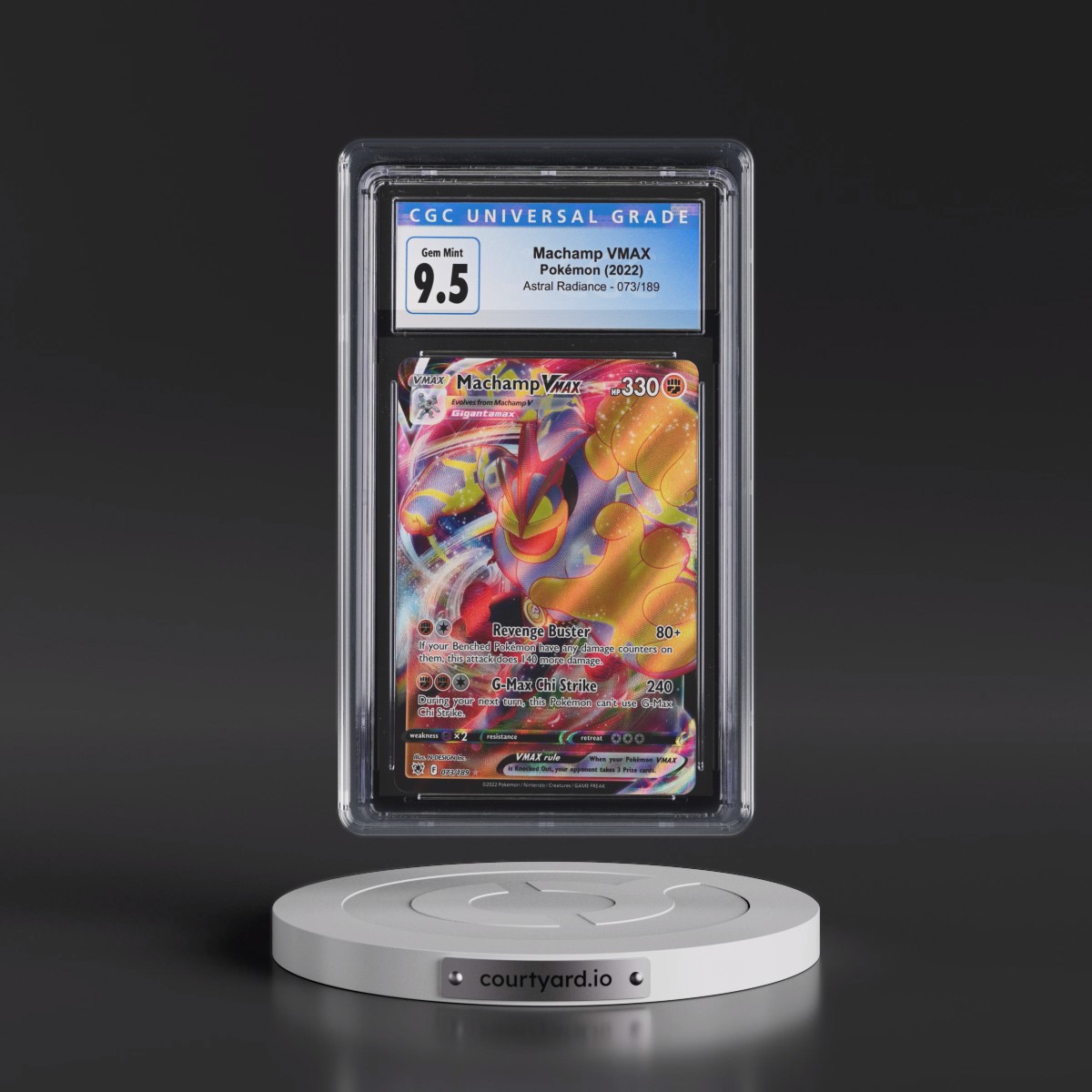 Astral Radiance #073/189 Machamp VMAX - Holo (CGC 10 GEM MINT)