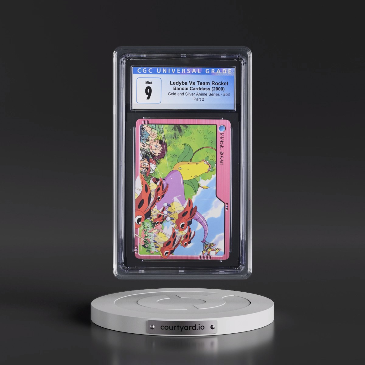 2000 Gold and Silver Anime Series #53 Ledyba Vs Team Rocket - Part 2 (CGC 9 MINT)
