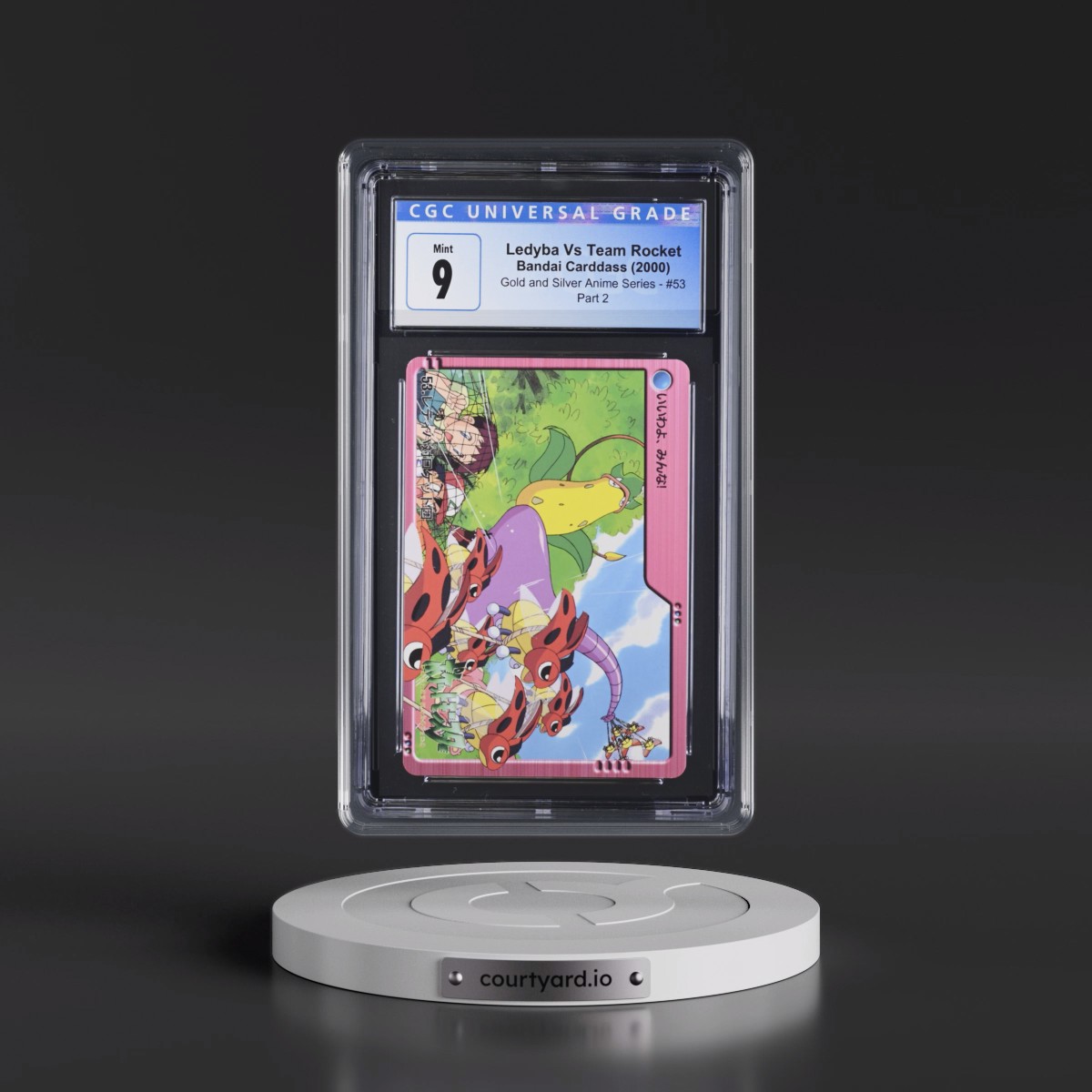 2000 Gold and Silver Anime Series #53 Ledyba Vs Team Rocket - Part 2 (CGC 9 MINT)