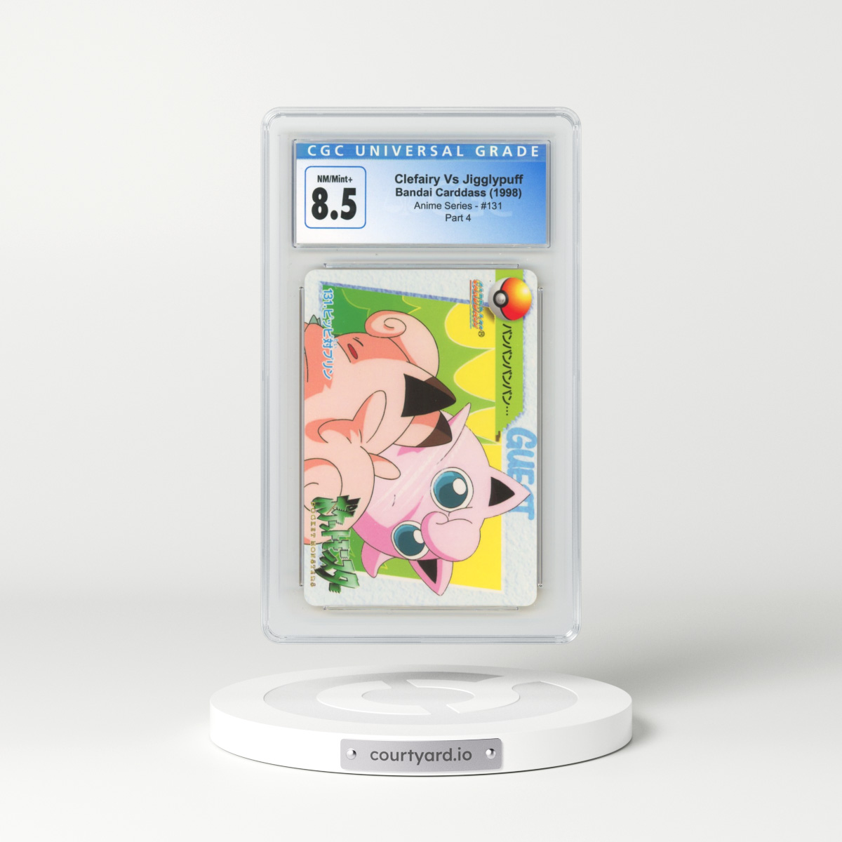 1998 Anime Series #131 Clefairy Vs Jigglypuff - Part 4 (CGC 8.5 NM-MT+)