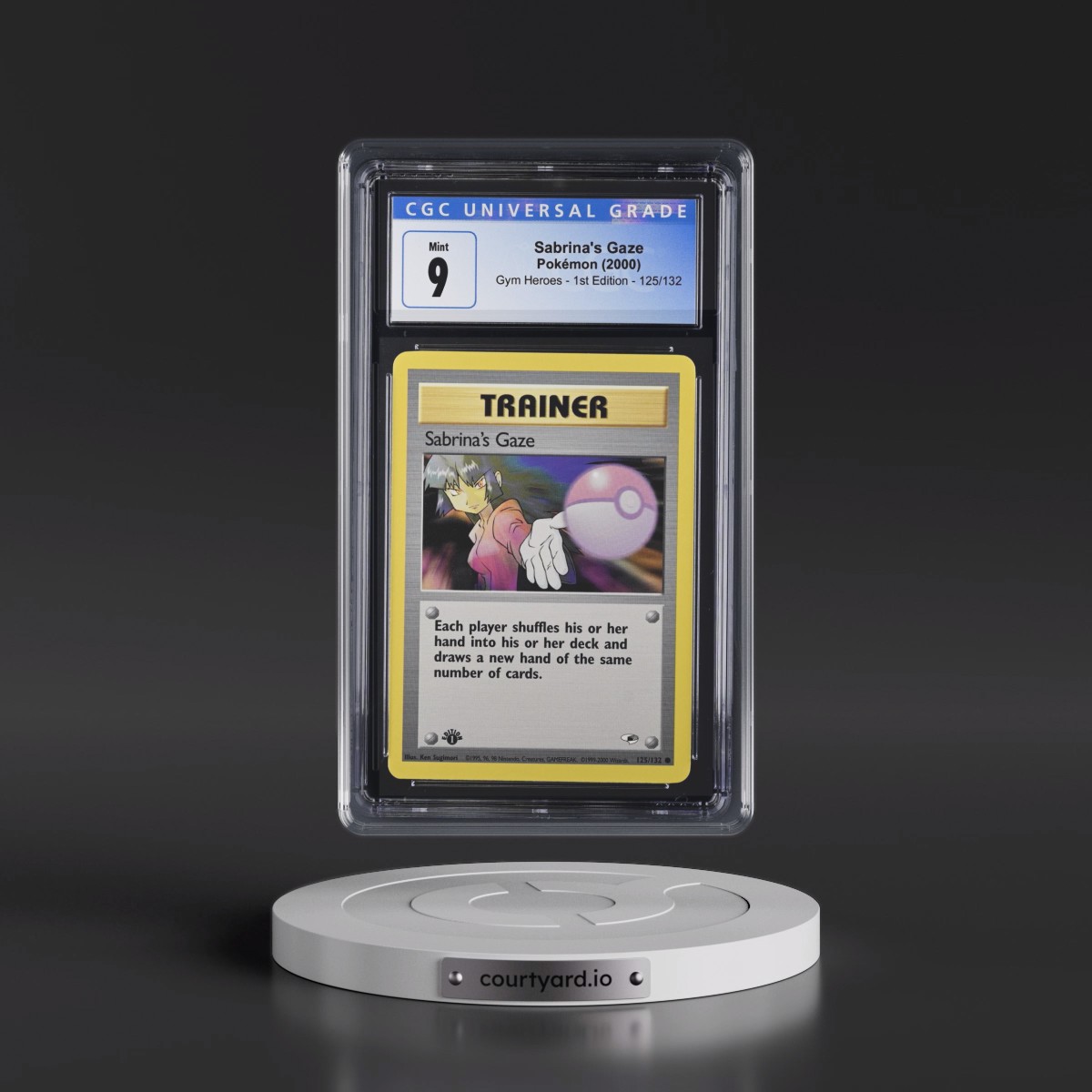 2000 Gym Heroes #125/132 Sabrina's Gaze - 1st Edition 1st Edition (CGC 9 MINT)