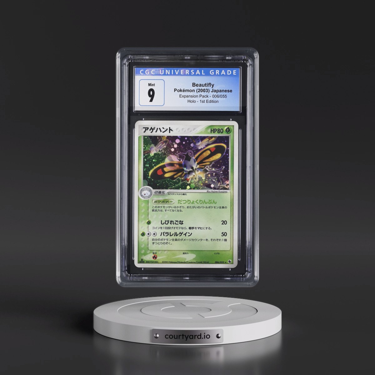 2003 Expansion Pack #006/055 Beautifly - 1st Edition Holo (CGC 9 MINT)