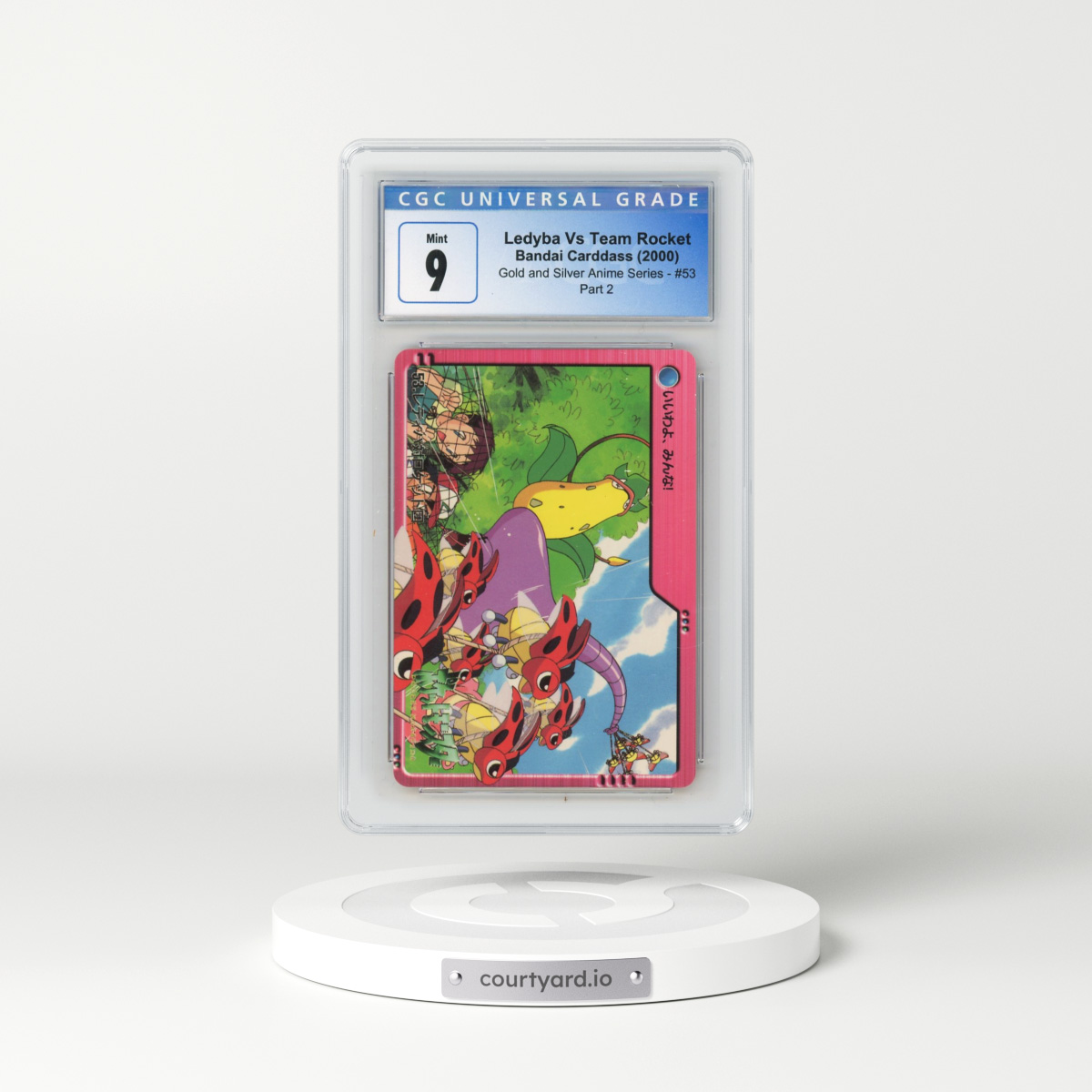 2000 Gold and Silver Anime Series #53 Ledyba Vs Team Rocket - Part 2 (CGC 9 MINT)