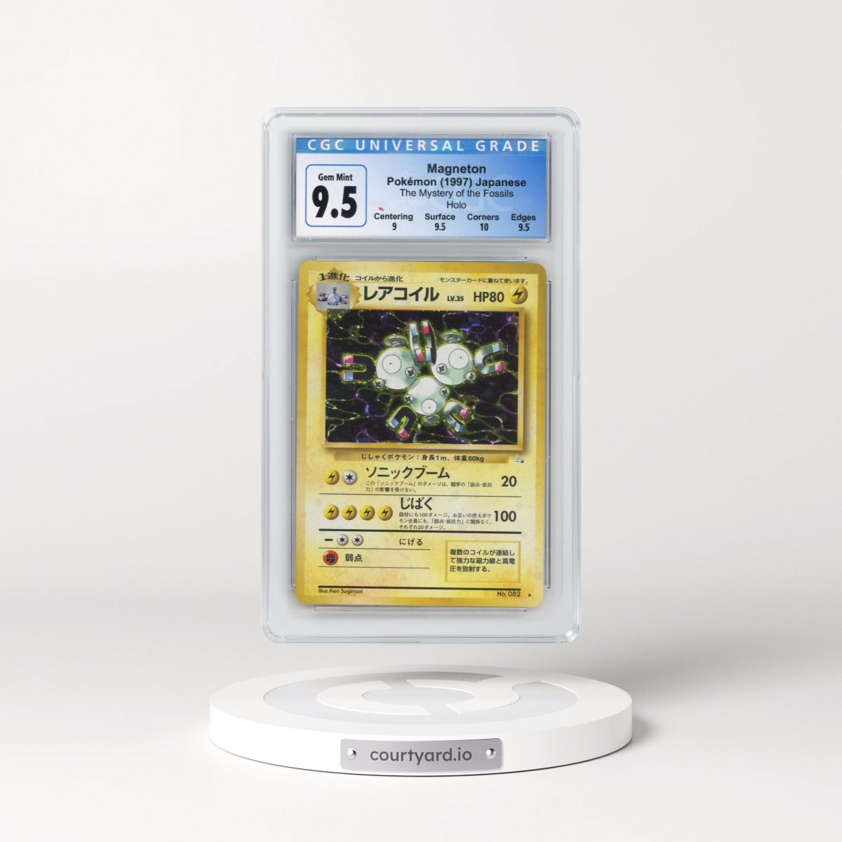 1997 The Mystery of the Fossils Magneton - Holo (CGC 10 GEM MINT)