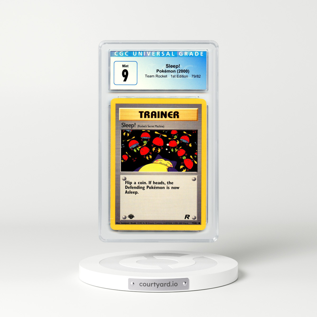2000 Team Rocket #79 Sleep! - 1st Edition (CGC 9 MINT)