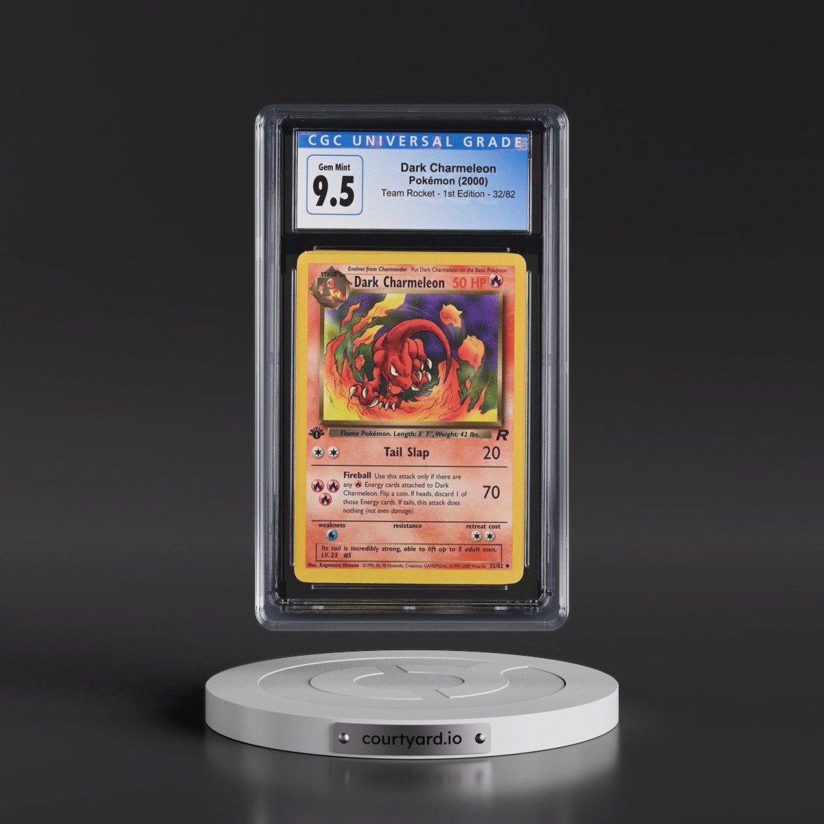 2000 Team Rocket #32/82 Dark Charmeleon - 1st Edition 1st Edition (CGC 10 GEM MINT)