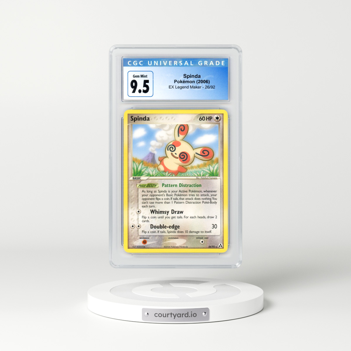 2006 EX Legend Maker #26/92 Spinda (CGC 10 GEM MINT)