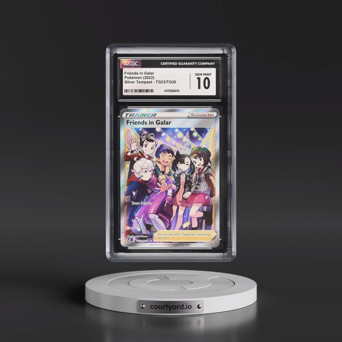 2022 Silver Tempest #TG23/TG30 Friends in Galar - Trainer Gallery Holo (CGC 10 GEM MINT)