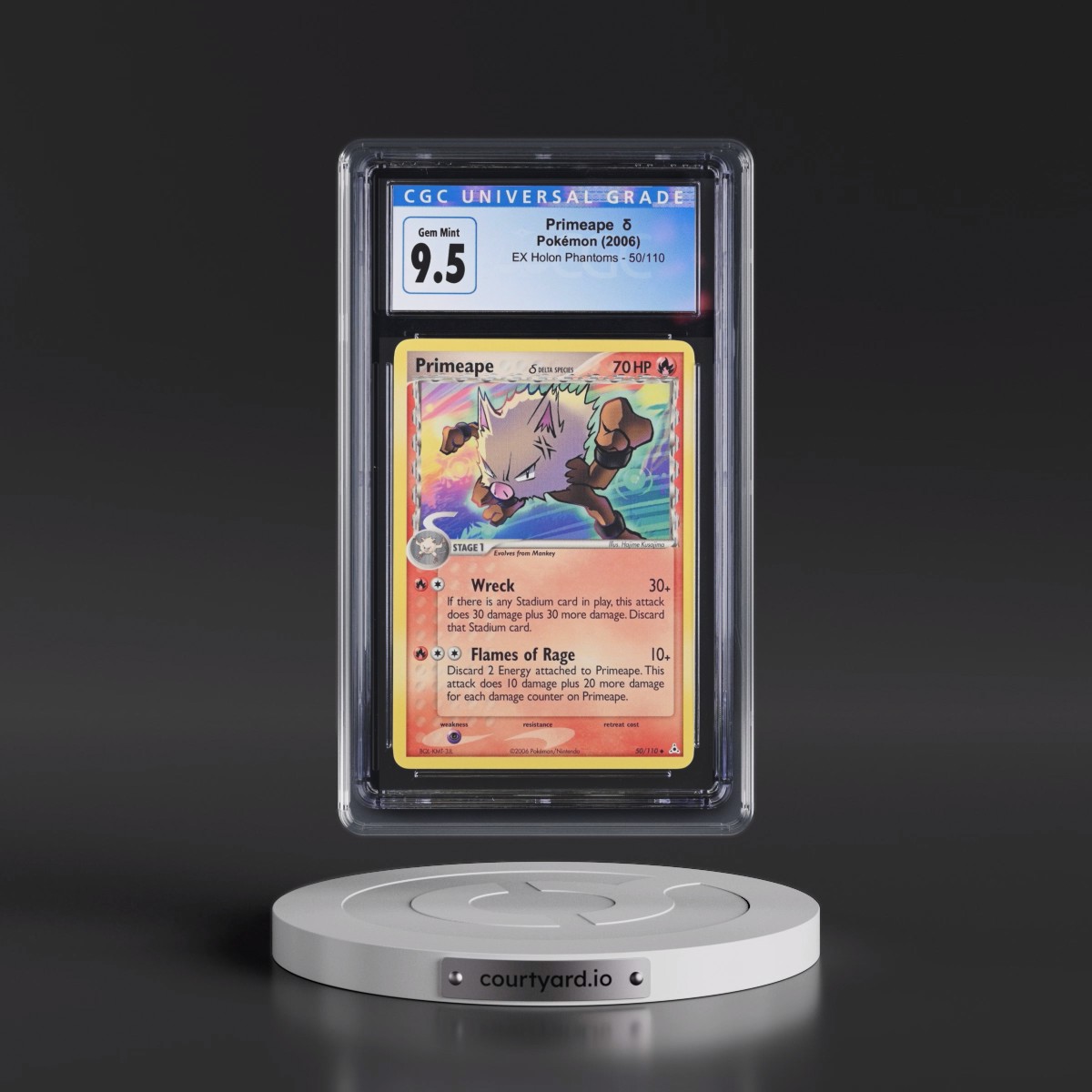 2006 EX Holon Phantoms #50/110 Primeape δ (CGC 10 GEM MINT)