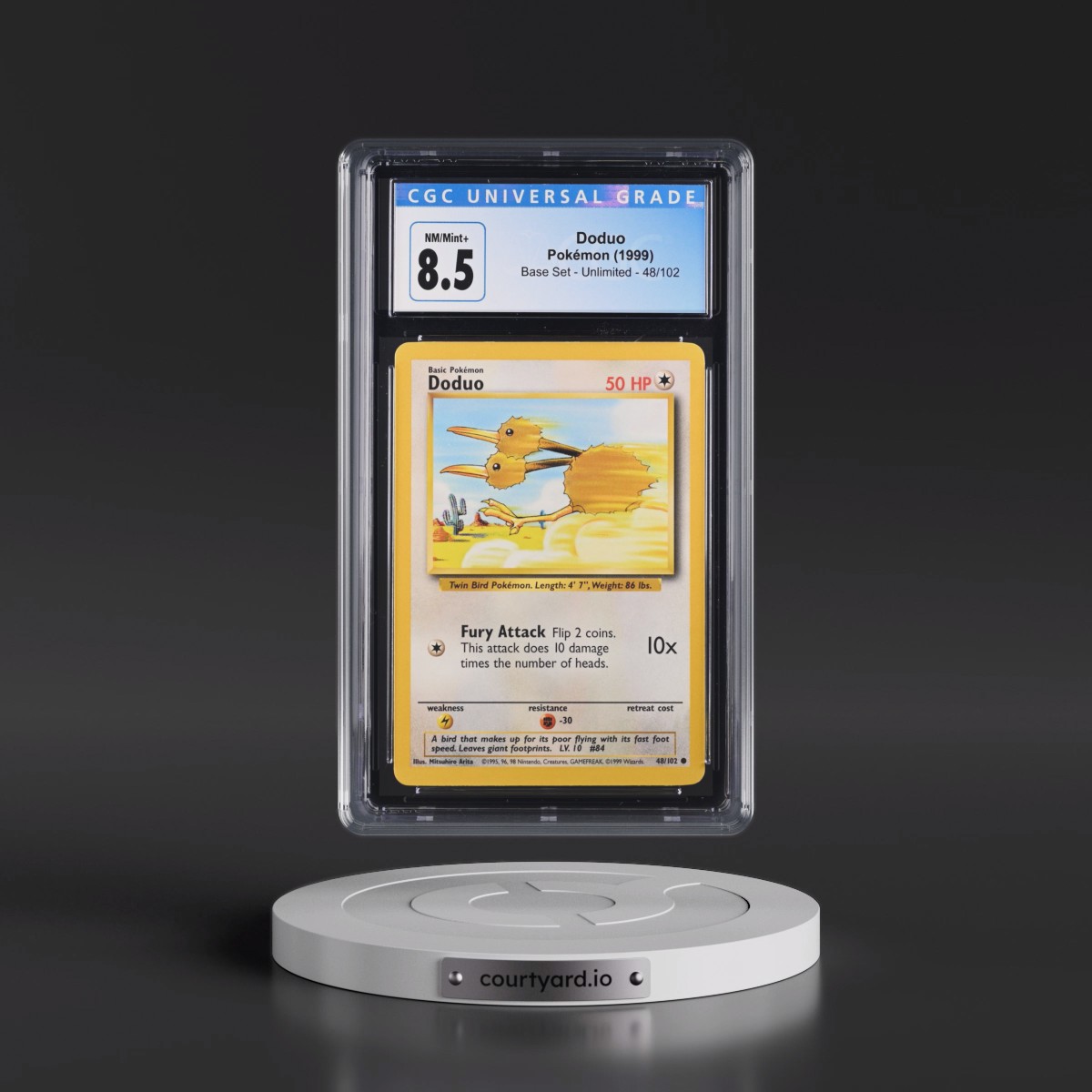 1999 Base Set #48/102 Doduo (CGC 8.5 NM-MT+)