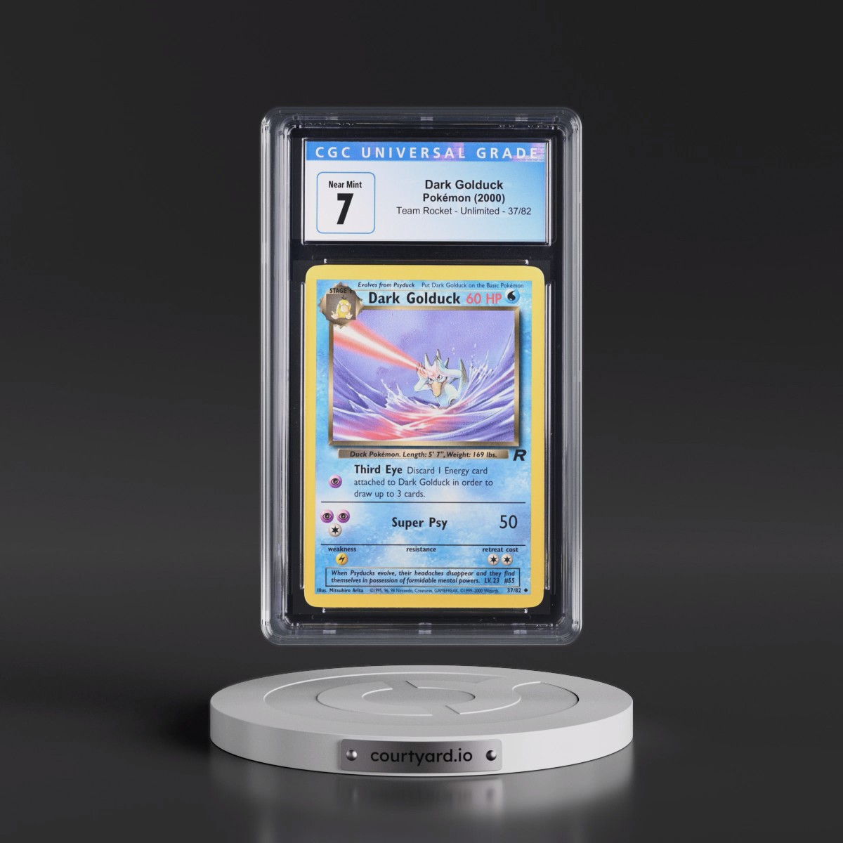 1999 Team Rocket #37/82 Dark Golduck (CGC 7 NM)