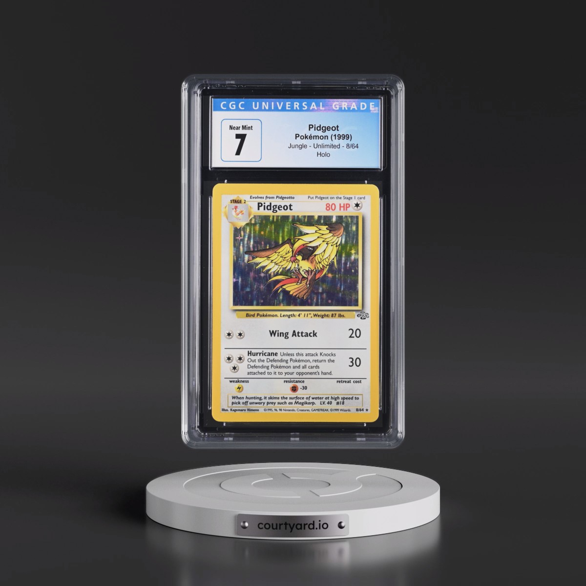 1999 Jungle #8/64 Pidgeot - Holo (CGC 7 NM)