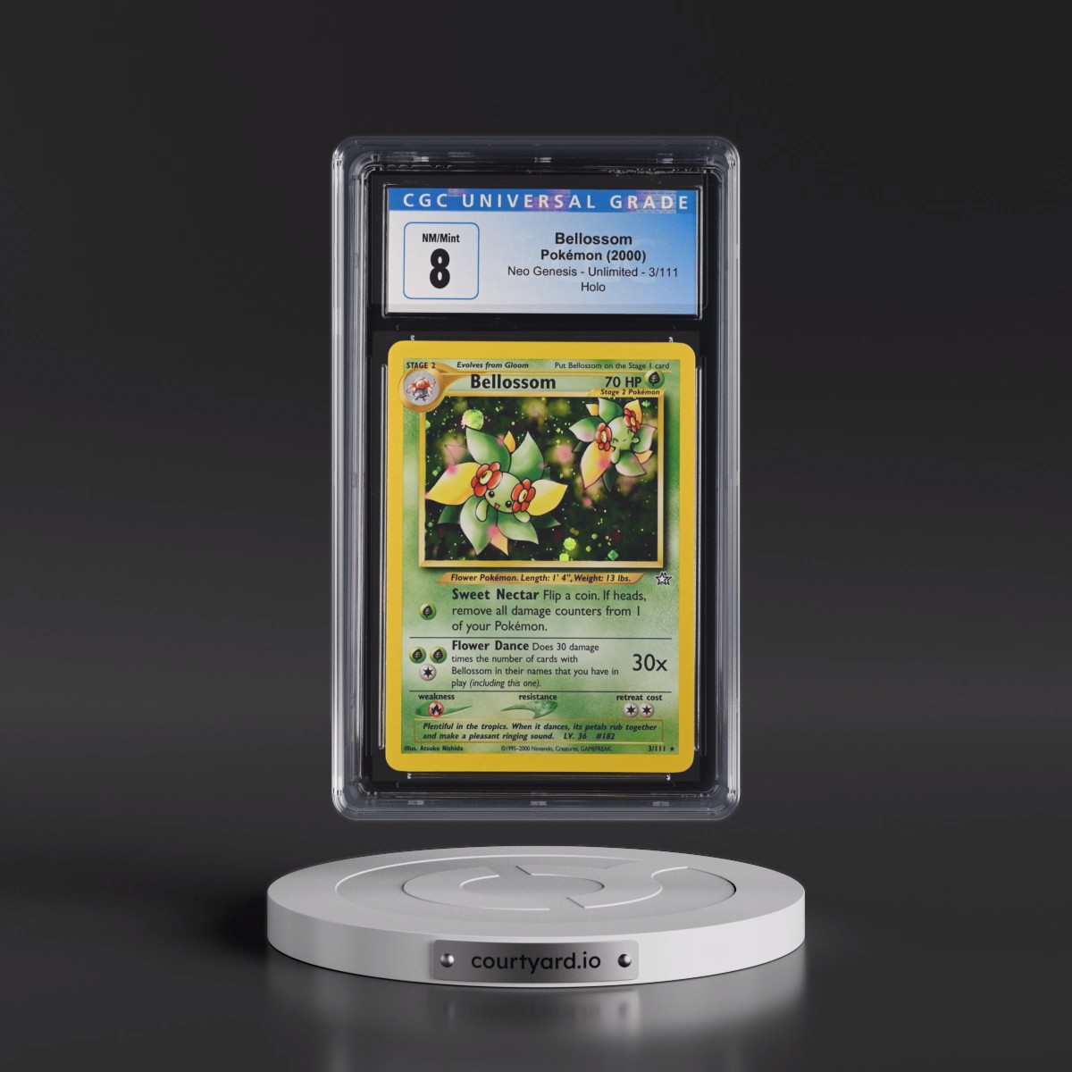 2000 Neo Genesis #3/111 Bellossom - Holo (CGC 8 NM-MT)