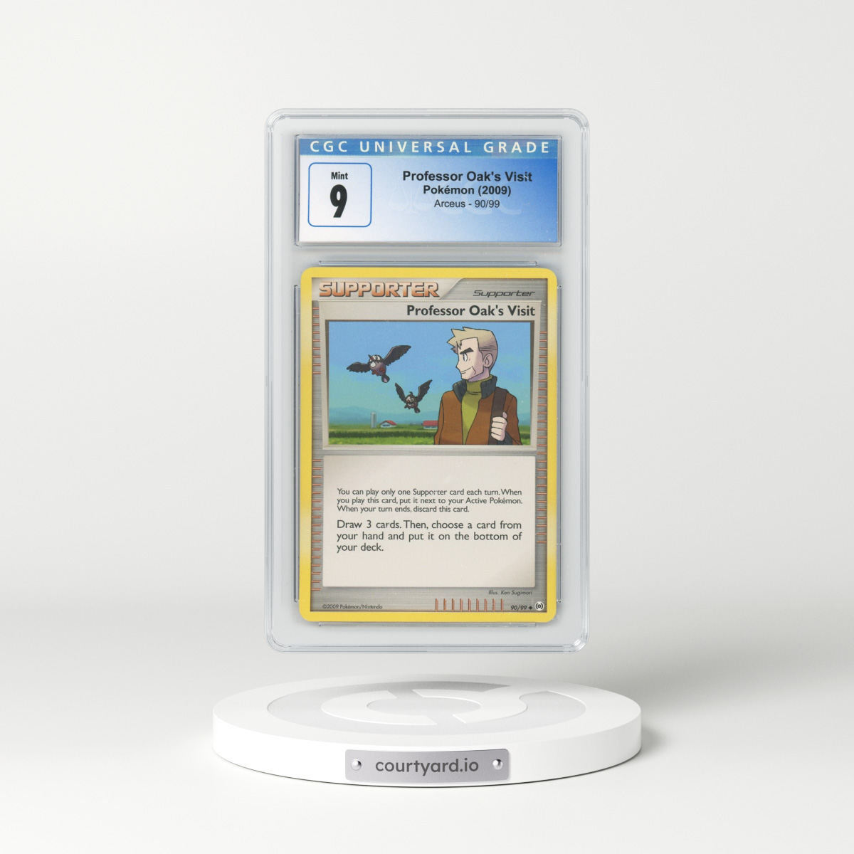 2009 Platinum - Arceus #90 Professor Oak's Visit (CGC 9 MINT)