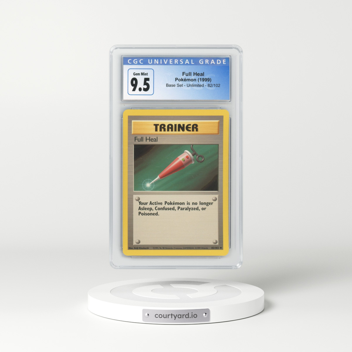 1999 Base Set #82 Full Heal (CGC 10 GEM MINT)