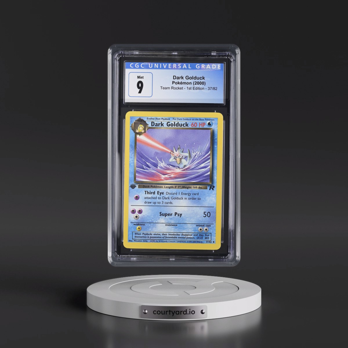 2000 Team Rocket #37/82 Dark Golduck - 1st Edition 1st Edition (CGC 9 MINT)