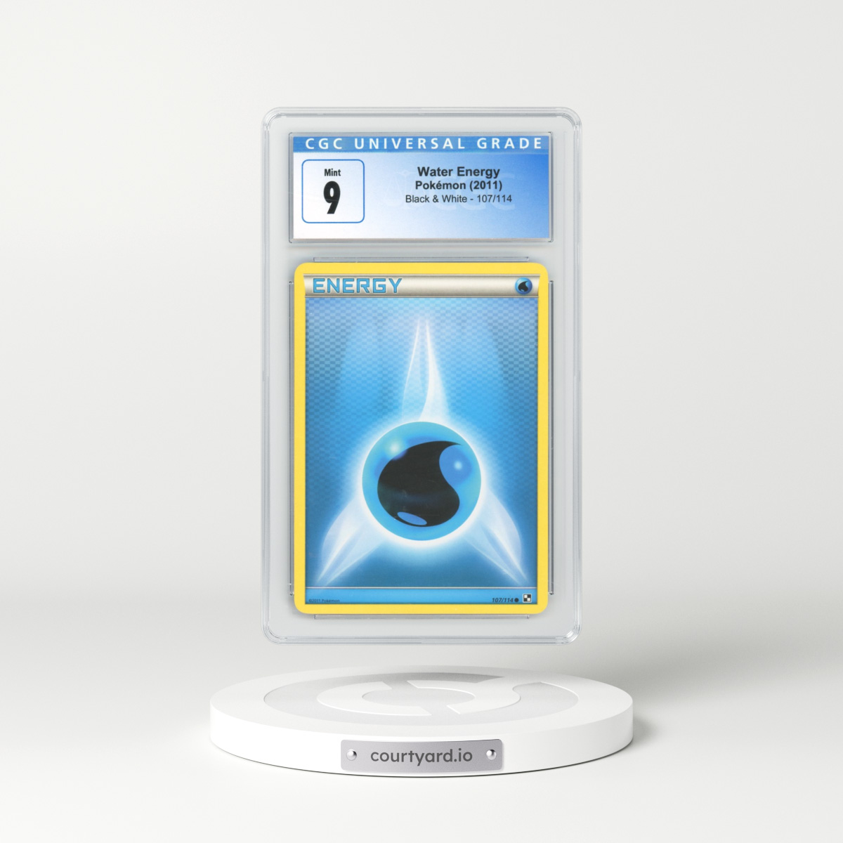 2011 Black & White #107 Water Energy (CGC 9 MINT)
