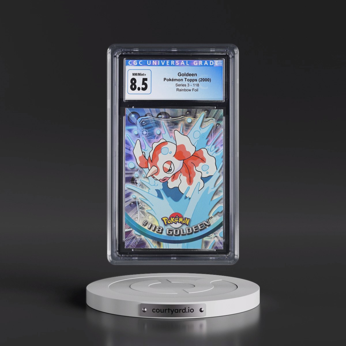 2000 Series 3 (Oval Nintendo Seal) #118 Goldeen - Rainbow Foil (CGC 8.5 NM-MT+)