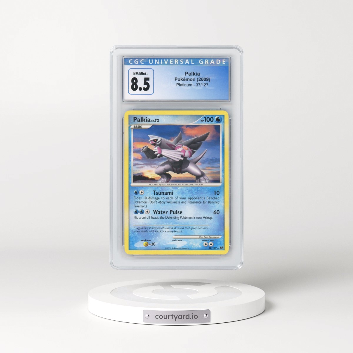 2009 Platinum #37/127 Palkia (CGC 8.5 NM-MT+)