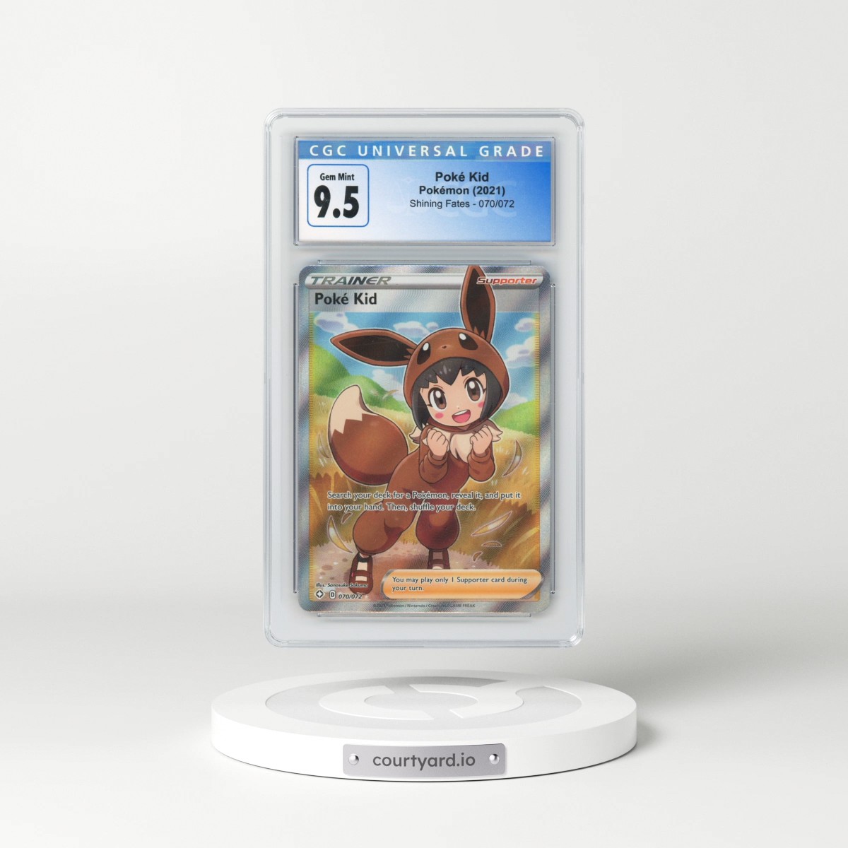 2021 Shining Fates #070/072 Poké Kid (CGC 10 GEM MINT)