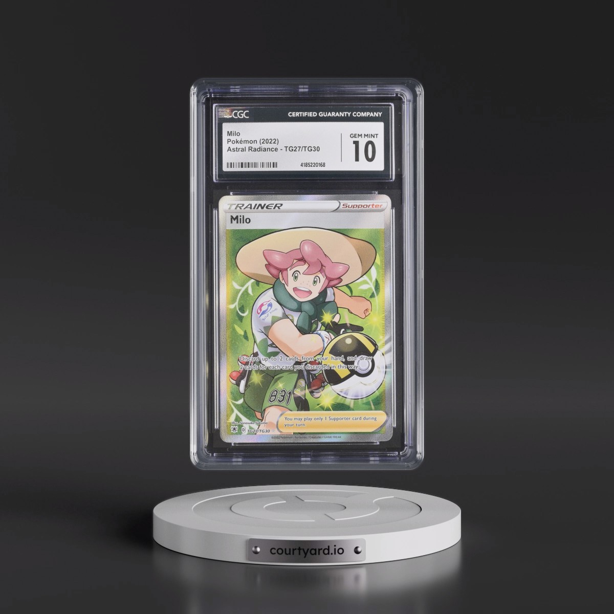 Astral Radiance #TG27/TG30 Milo - Trainer Gallery Holo (CGC 10 GEM MINT)