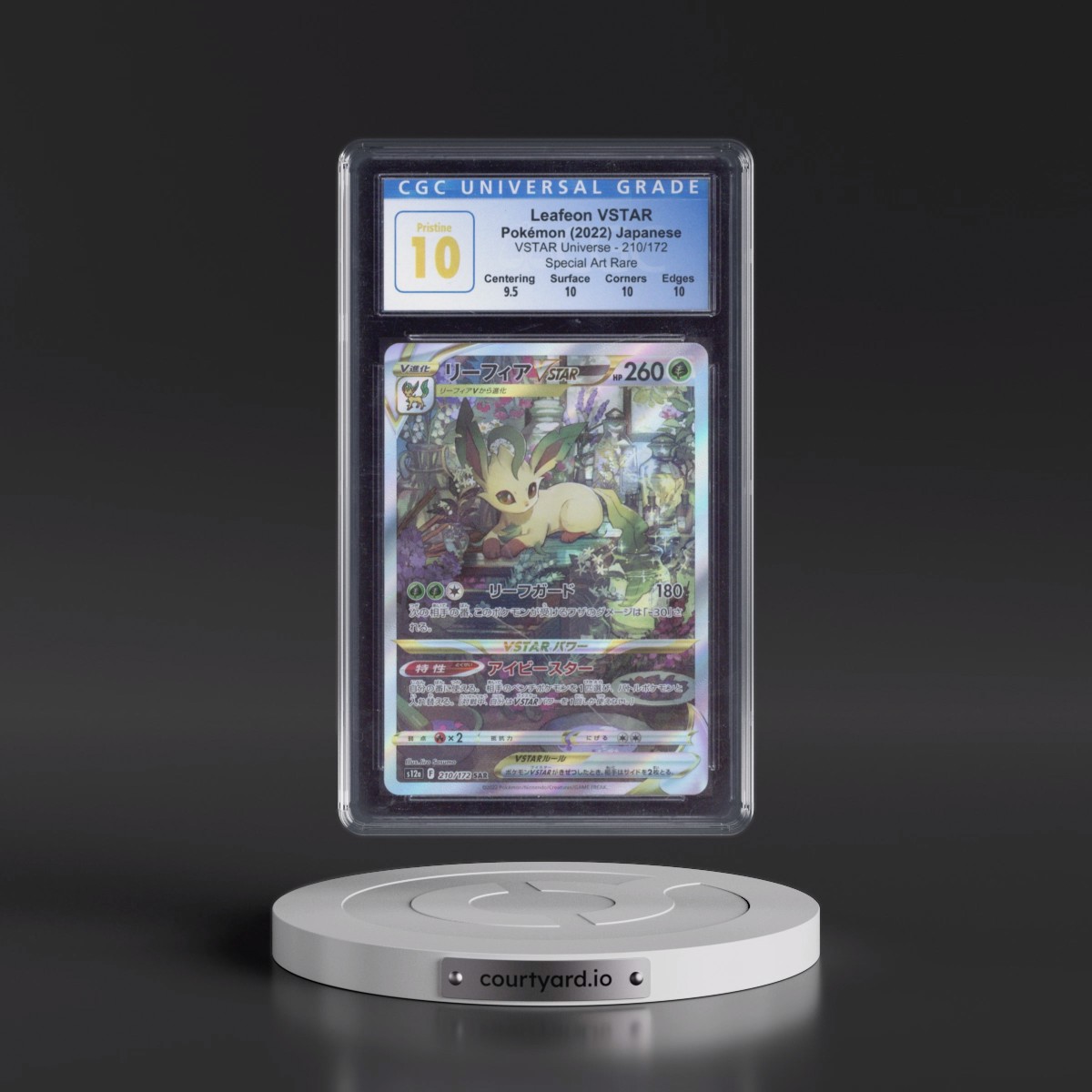 2022 VSTAR Universe #210/172 Leafeon VSTAR - Special Art Rare Holo (CGC 10 PRISTINE)