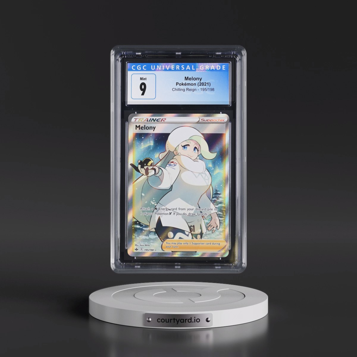 2021 Chilling Reign #195/198 Melony - Ultra Rare Holo (CGC 9 MINT)