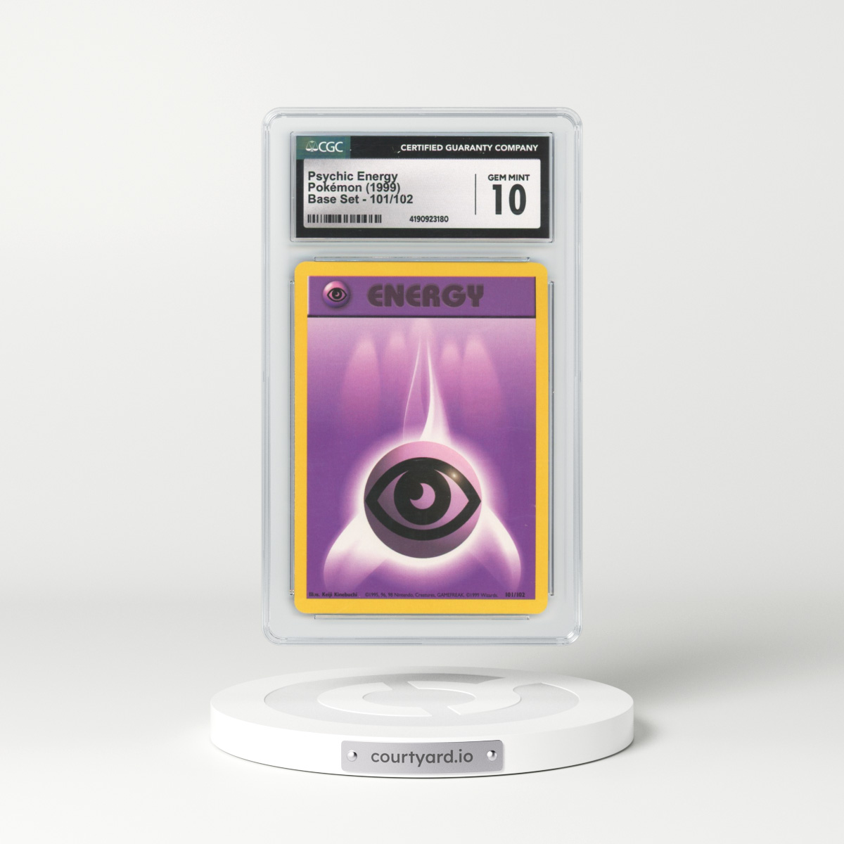 1999 Base Set #101 Psychic Energy (CGC 10 GEM MINT)