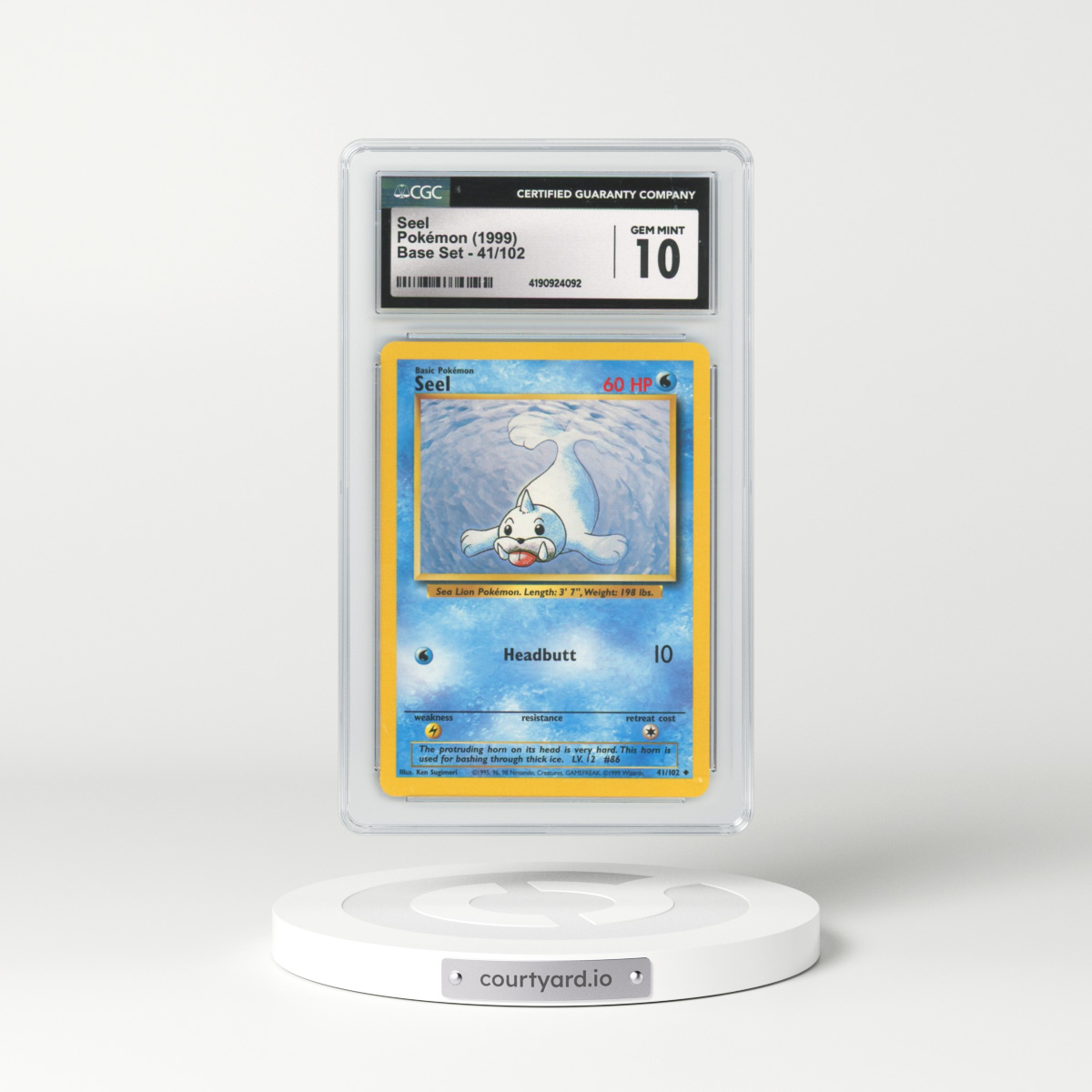 1999 Base Set #41 Seel (CGC 10 GEM MINT)