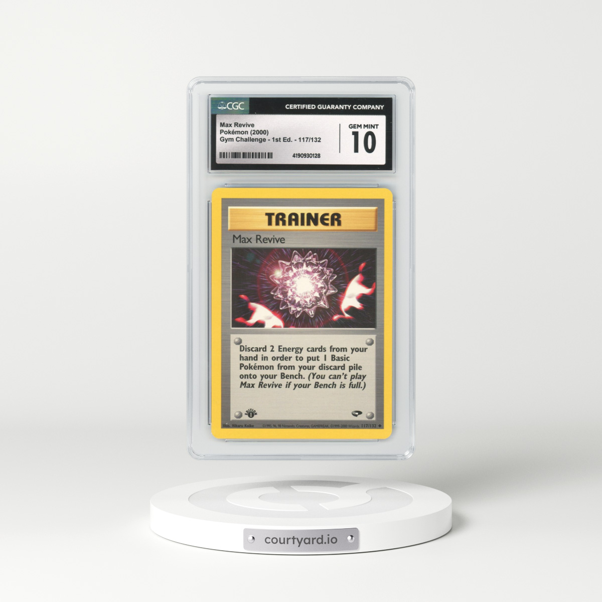 2000 Gym Challenge #117 Max Revive - 1st Edition (CGC 10 GEM MINT)