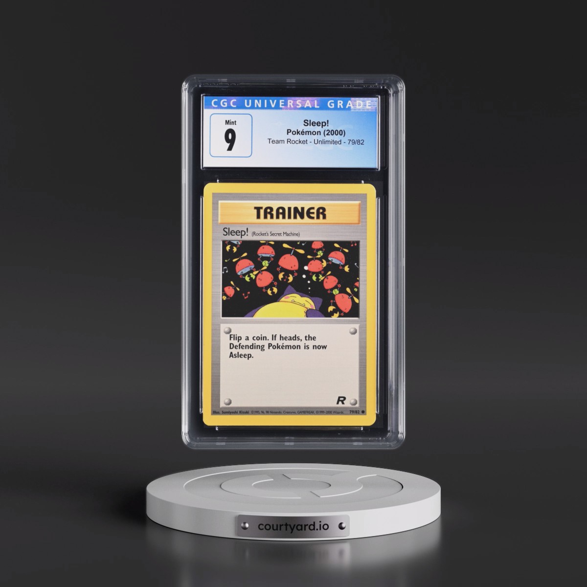 1999 Team Rocket #79/82 Sleep! (CGC 9 MINT)