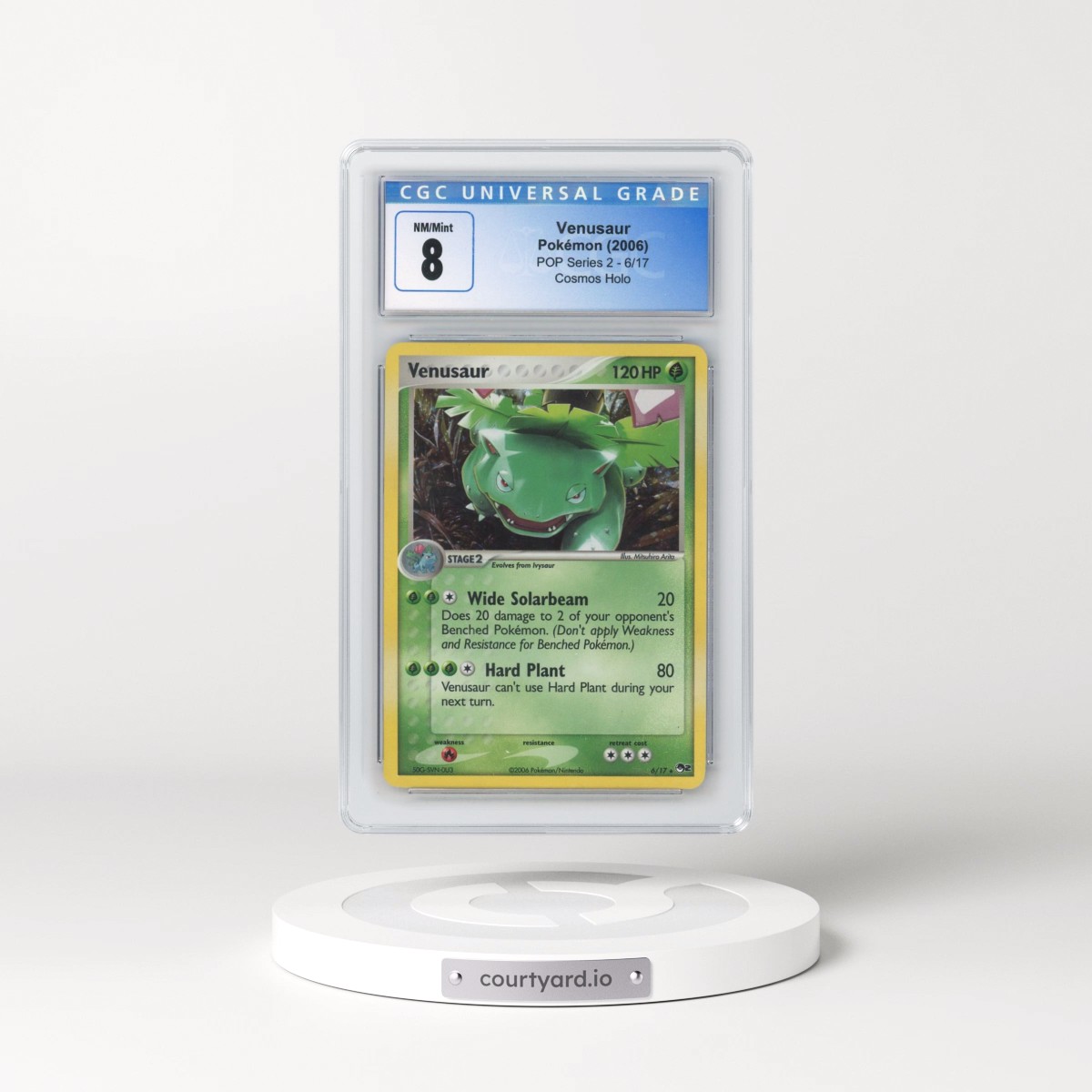 2006 Pokémon Pop Series 2 #6 Venusaur - Holo (CGC 8 NM-MT)