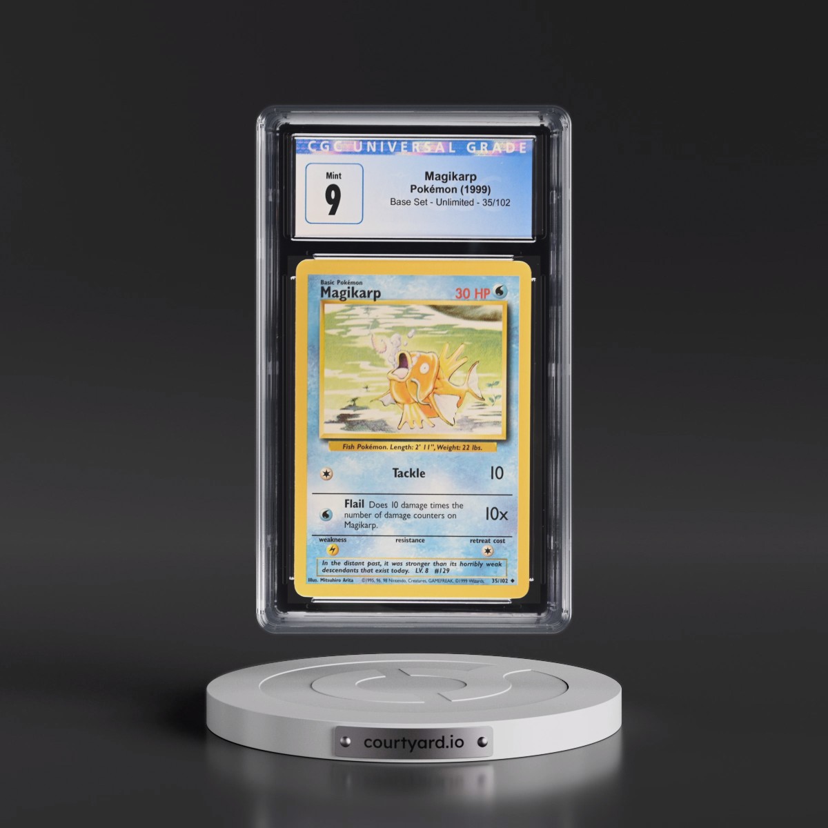 1999 Base Set #35/102 Magikarp (CGC 9 MINT)