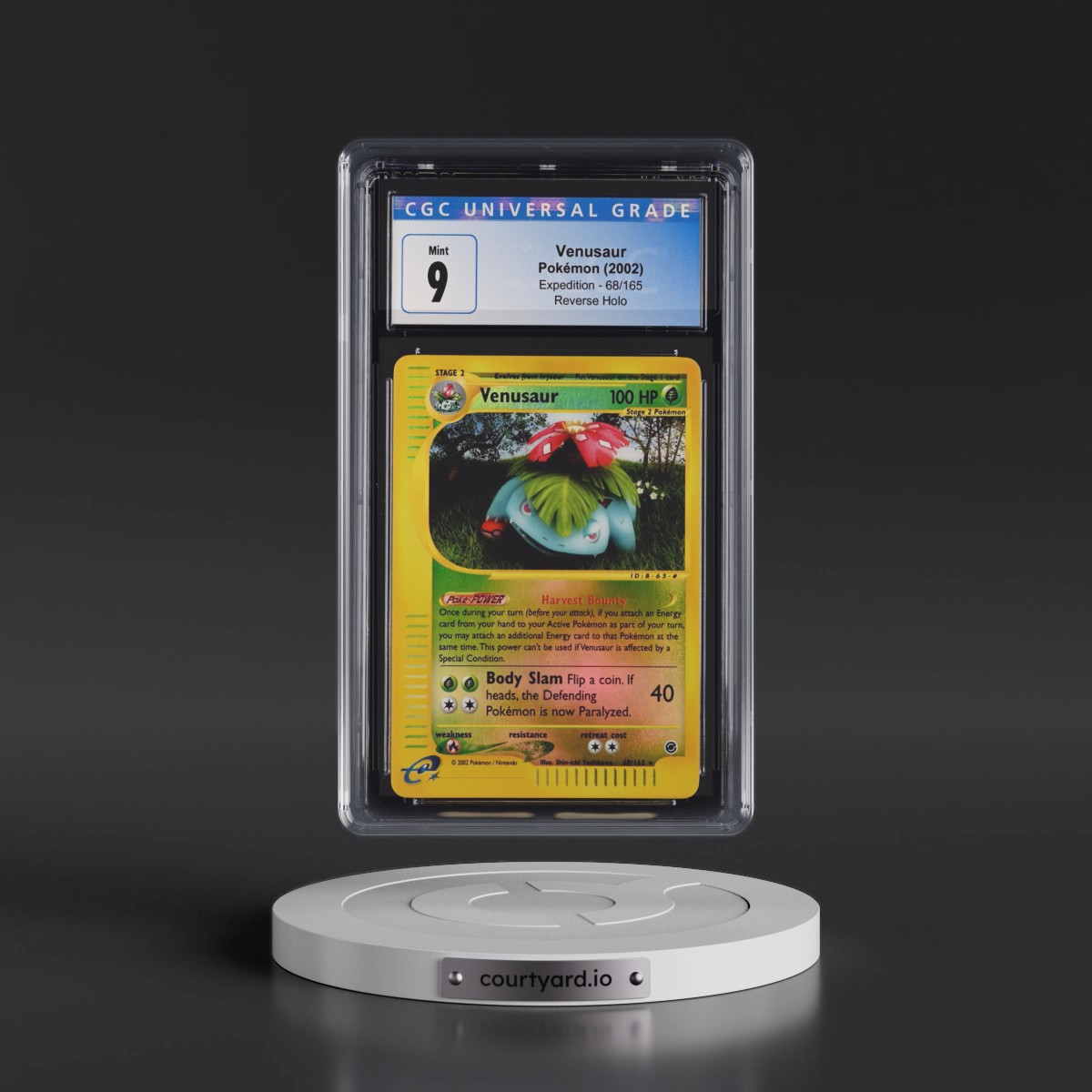 2002 Expedition #68/165 Venusaur - Reverse Holo (CGC 9 MINT)