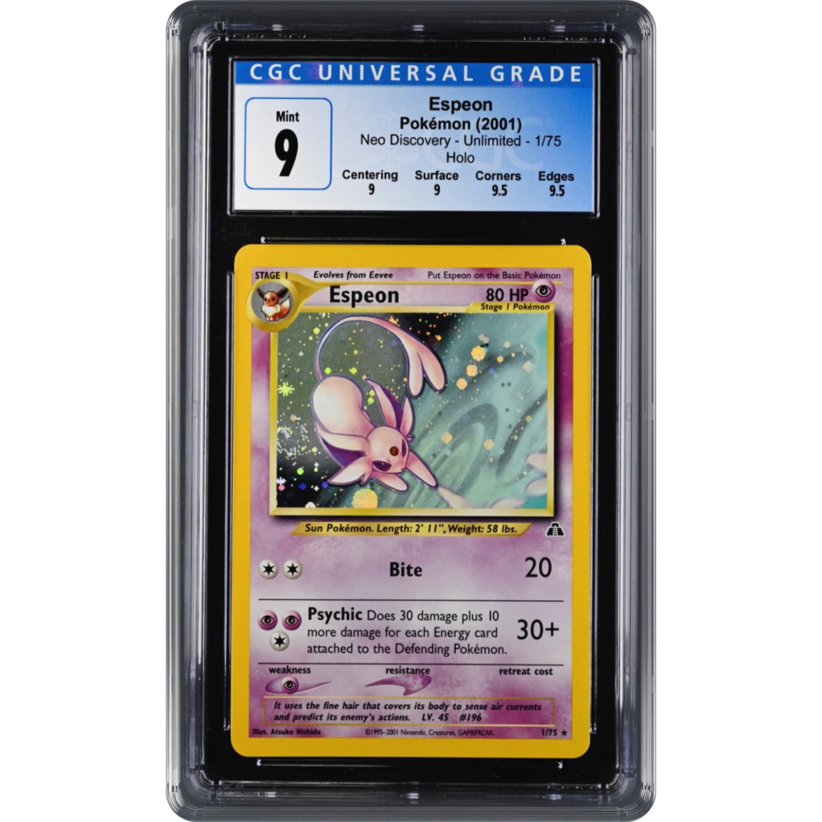 Espeon card artwork