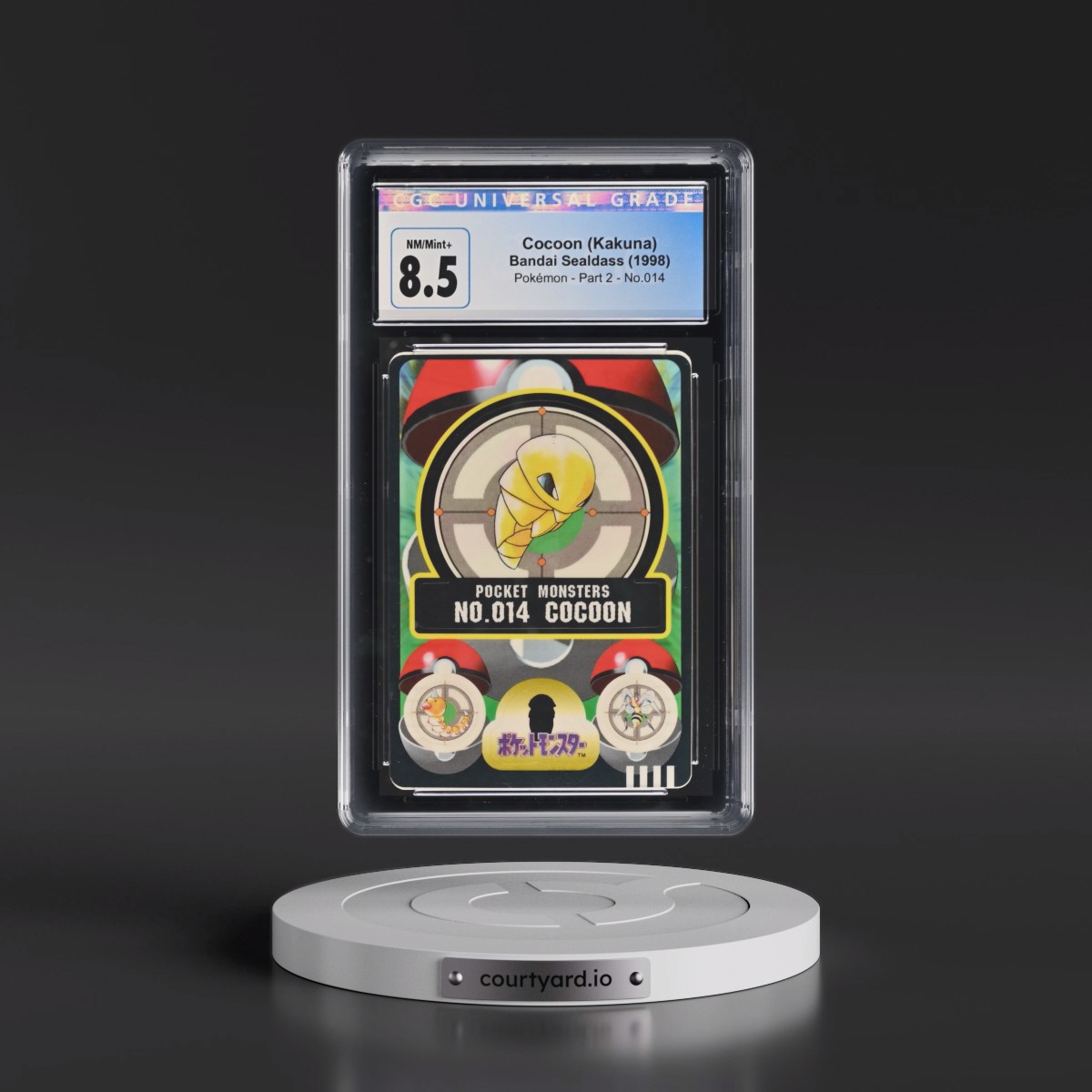 1997 Pokémon - Part 2 #014 Kakuna (CGC 8.5 NM-MT+)