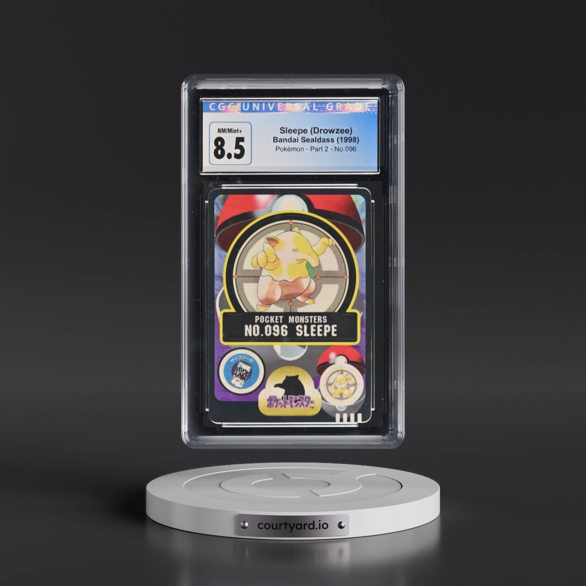 1998 Pokémon - Part 2 #096 Sleepe (Drowzee) (CGC 8.5 NM-MT+)