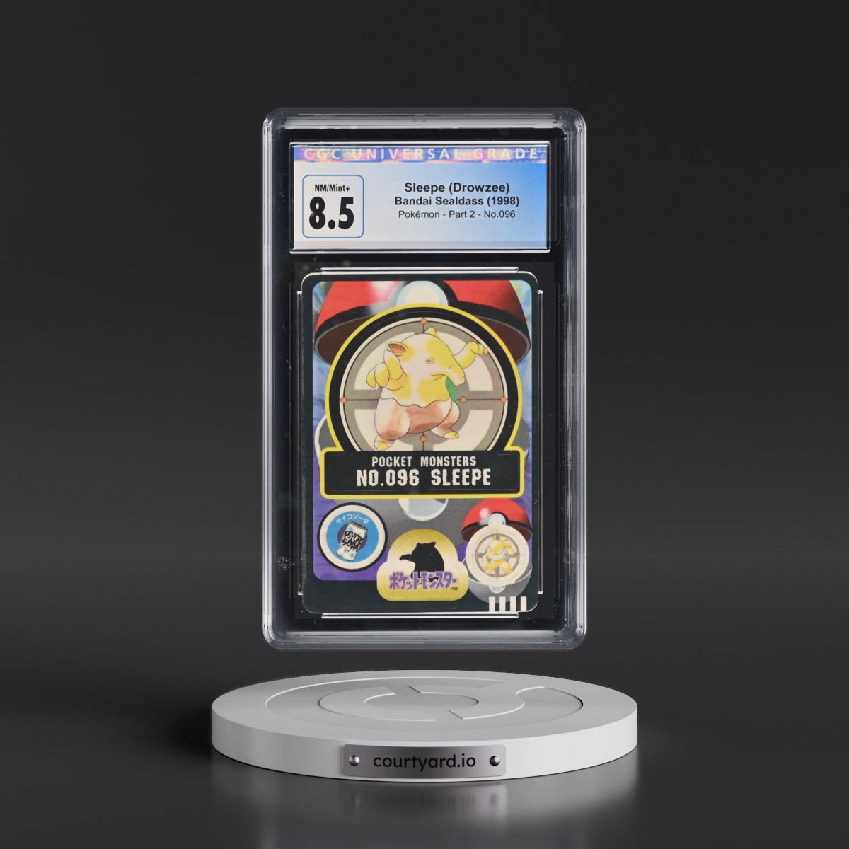 1998 Pokémon - Part 2 #096 Sleepe (Drowzee) (CGC 8.5 NM-MT+)