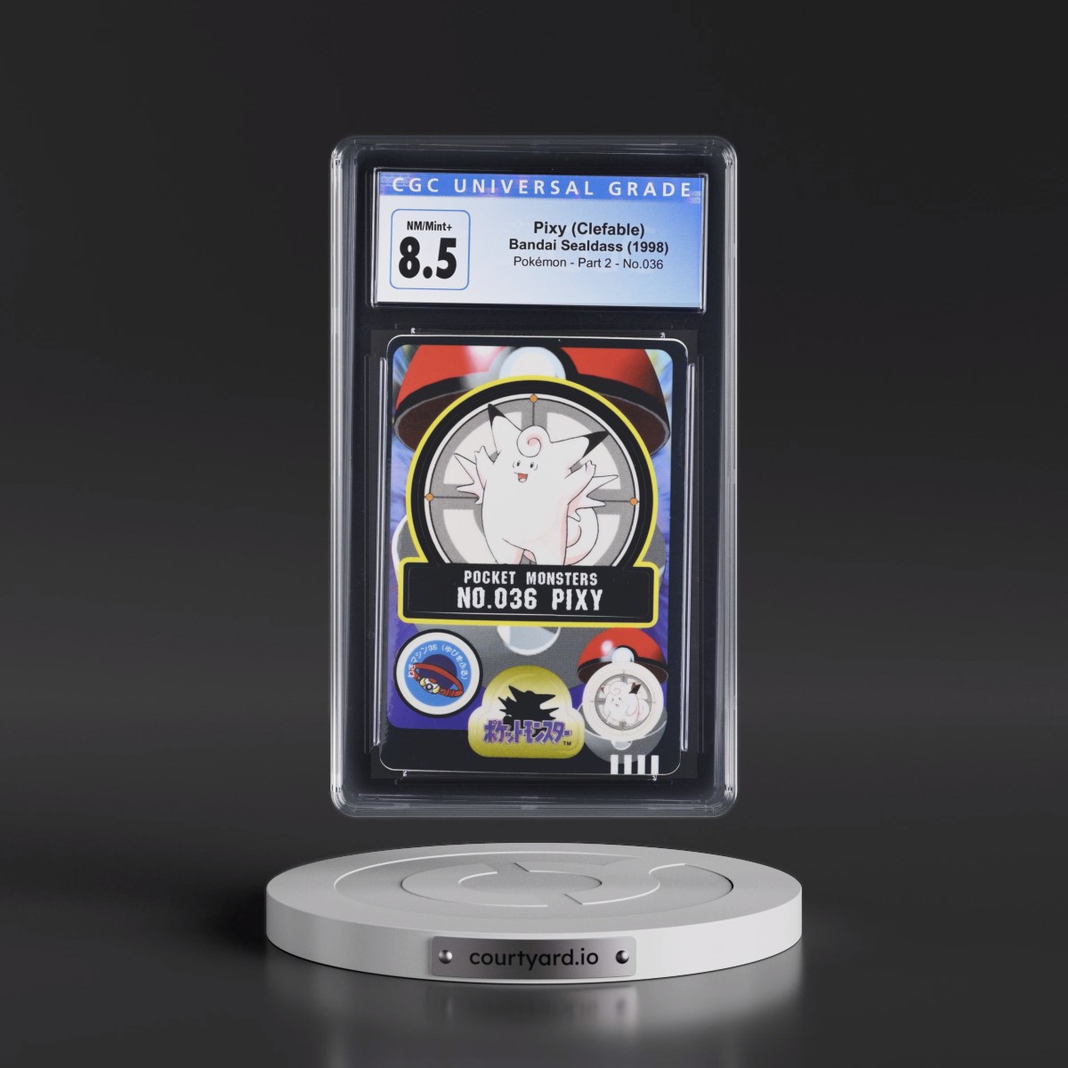 1998 Pokémon - Part 2 #036 Pixy (Clefable) (CGC 8.5 NM-MT+)