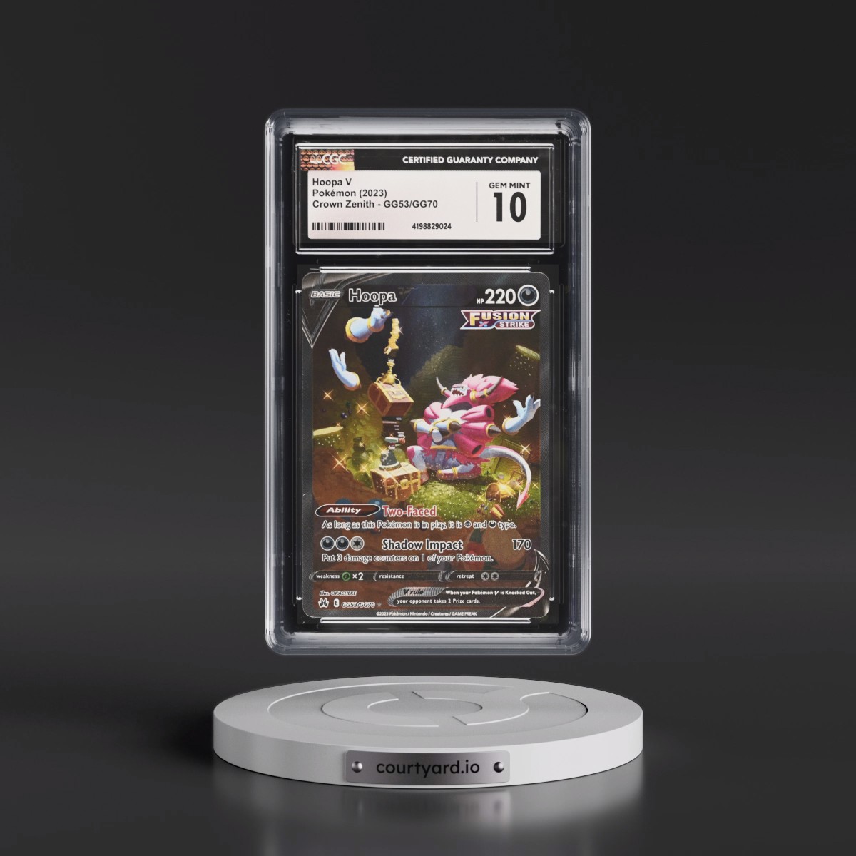 2023 Crown Zenith #GG53/GG70 Hoopa V - Galarian Gallery Holo (CGC 10 GEM MINT)