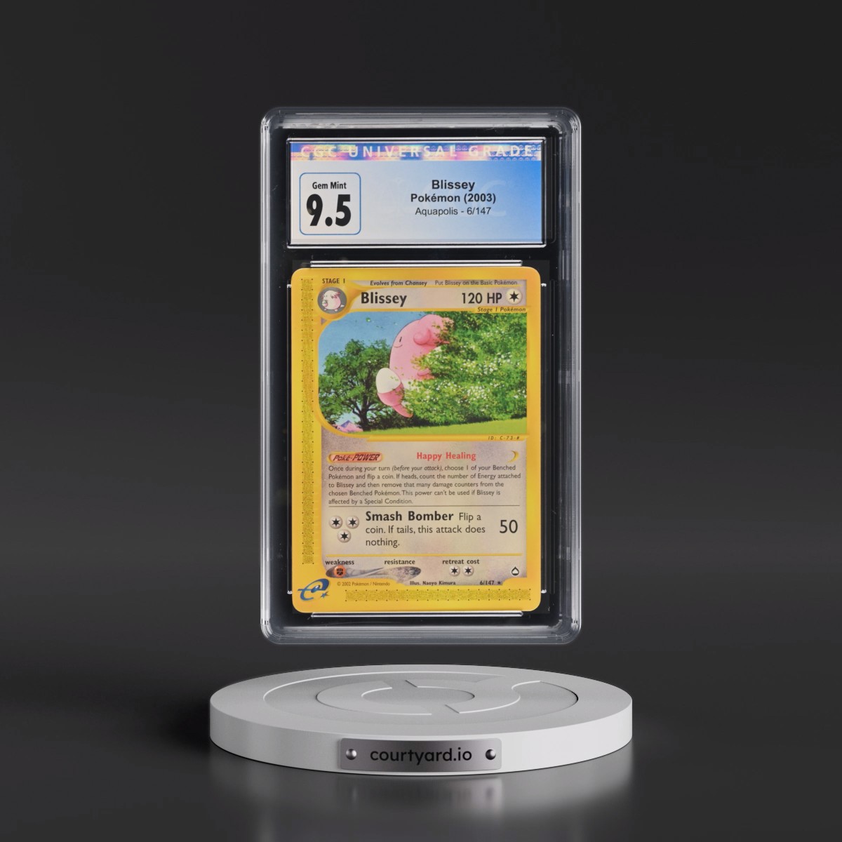 2003 Aquapolis #6/147 Blissey (CGC 10 GEM MINT)