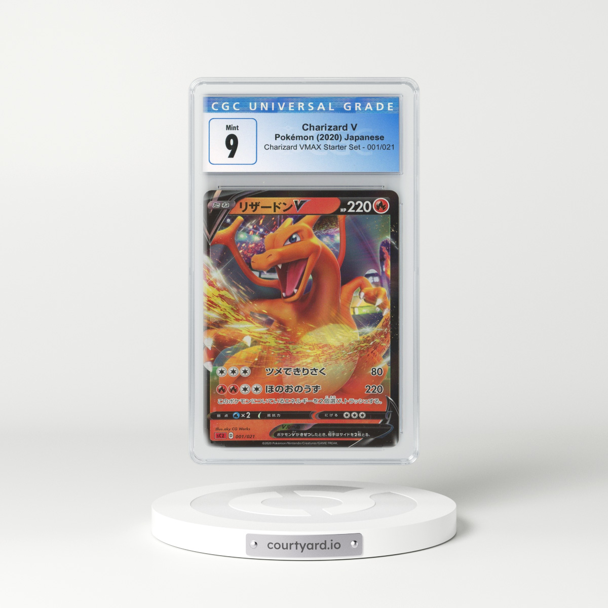 2020 Japanese Charizard VMAX Starter Set #1 Charizard V - Full Art Holo (CGC 9 MINT)