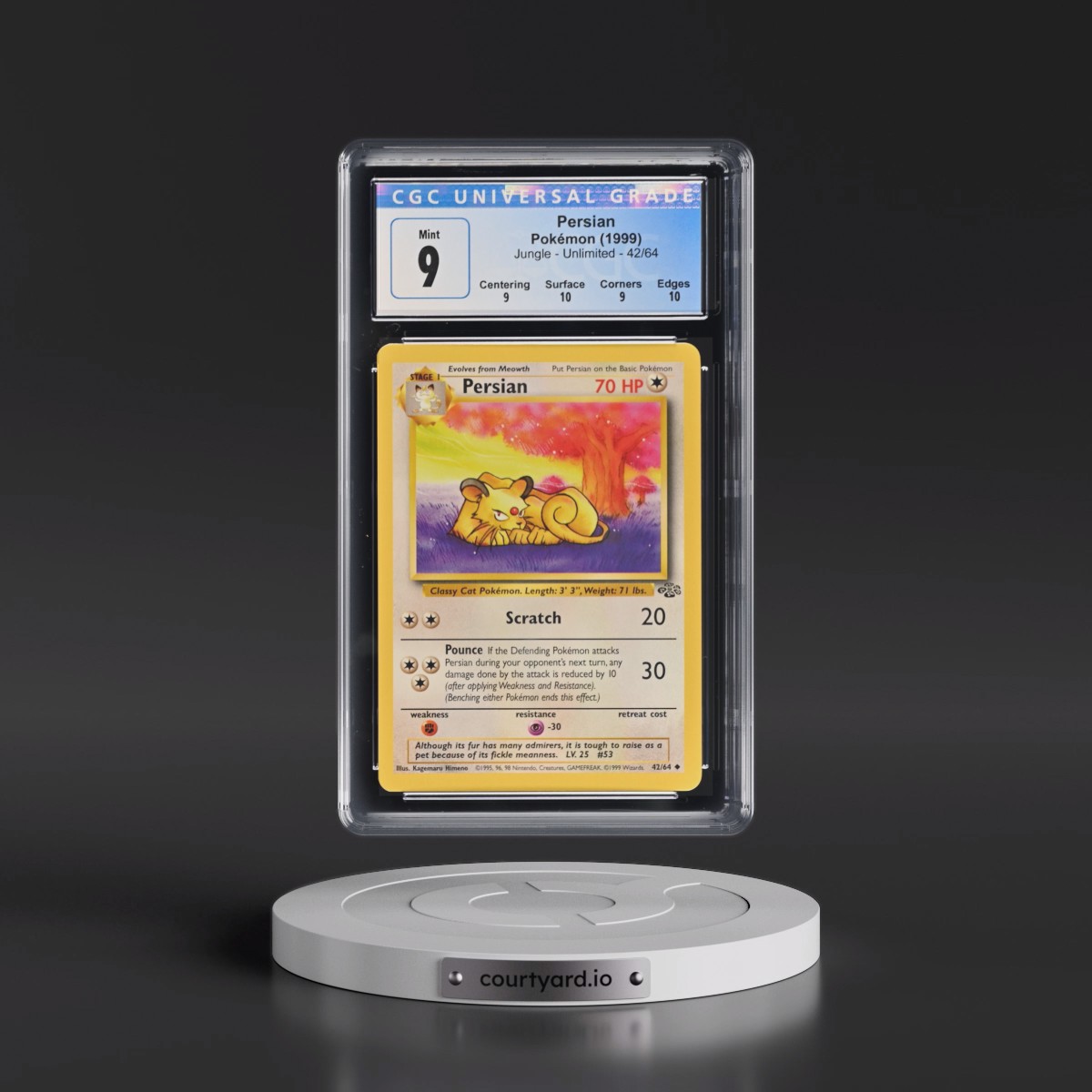 1999 Jungle #42/64 Persian (CGC 9 MINT)