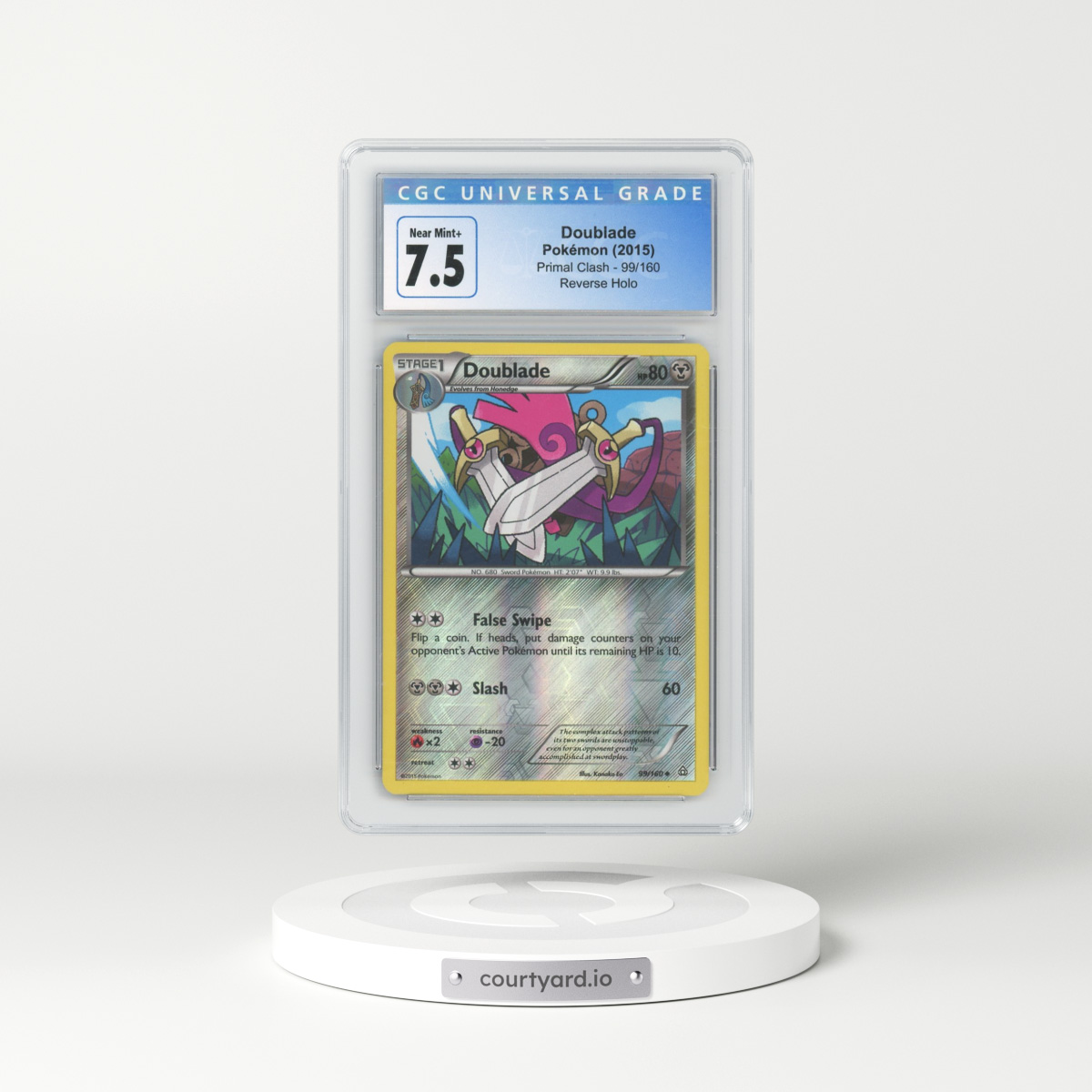 2015 Primal Clash #99/160 Doublade (CGC 7.5 NM+)