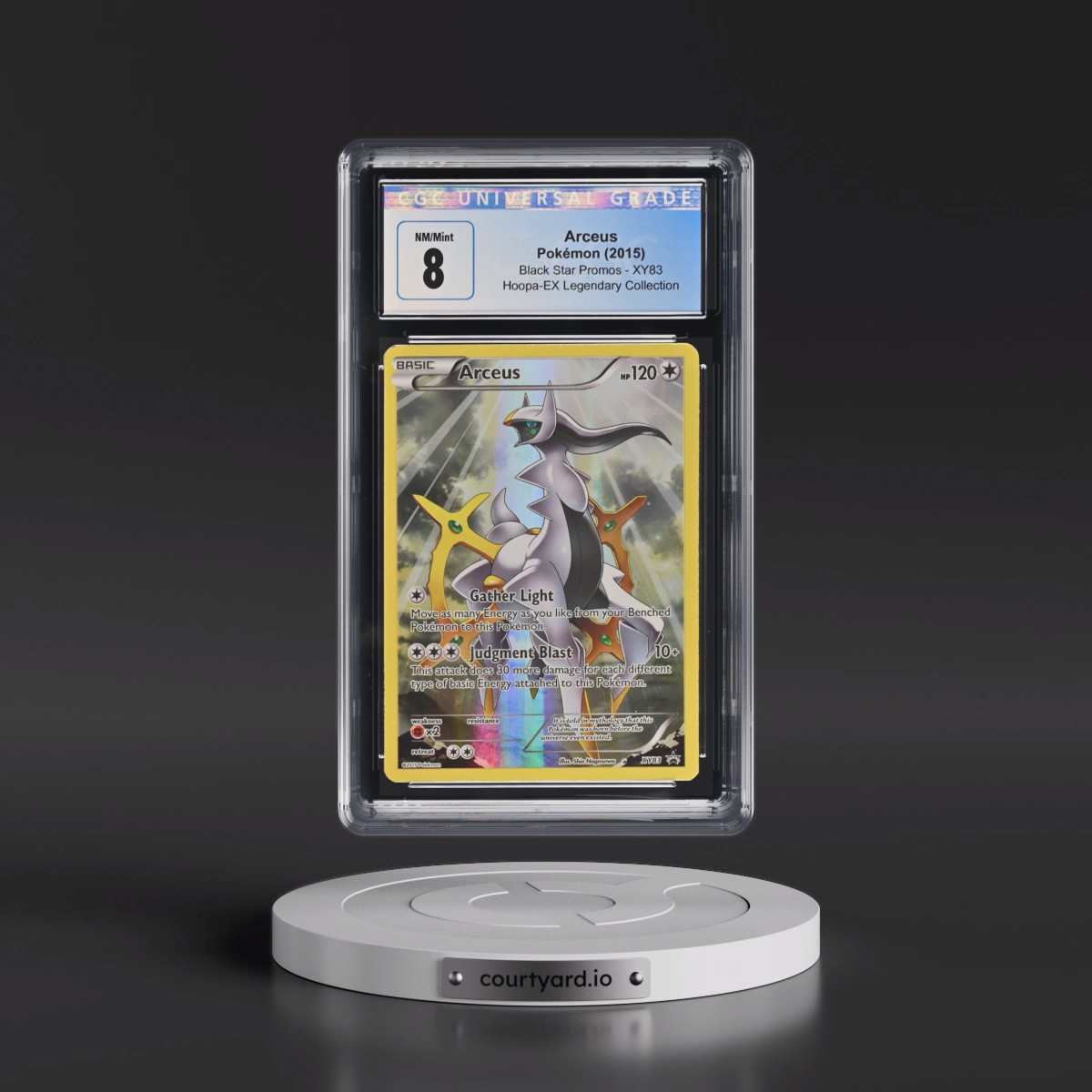 2015 Pokémon XY Black Star Promos #XY83 Arceus (CGC 8 NM-MT)
