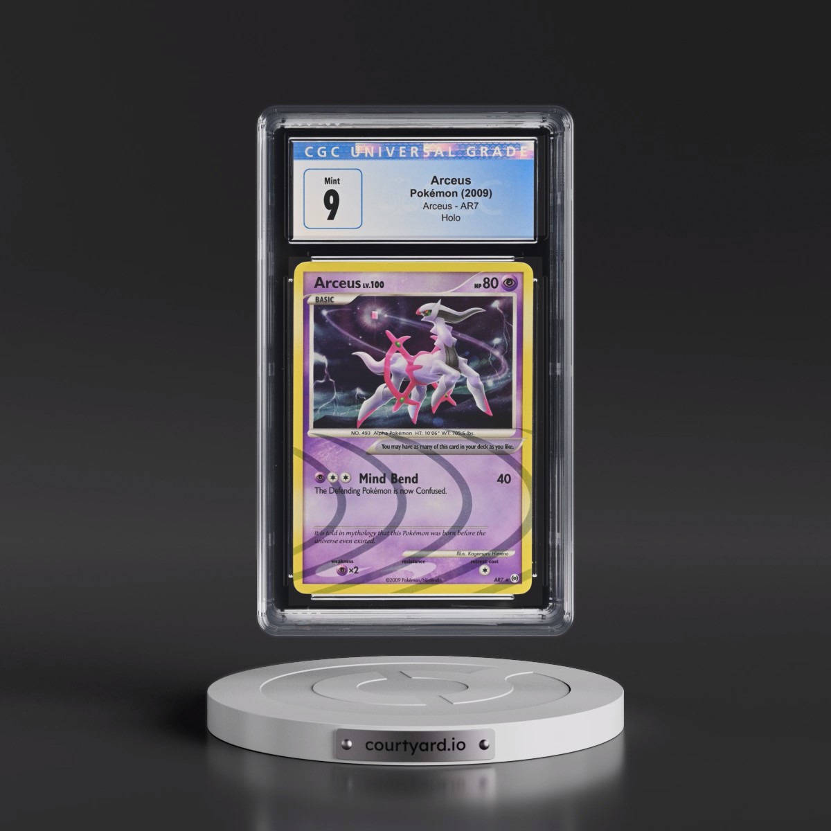 2009 Arceus #AR7 Arceus - Holo (CGC 9 MINT)