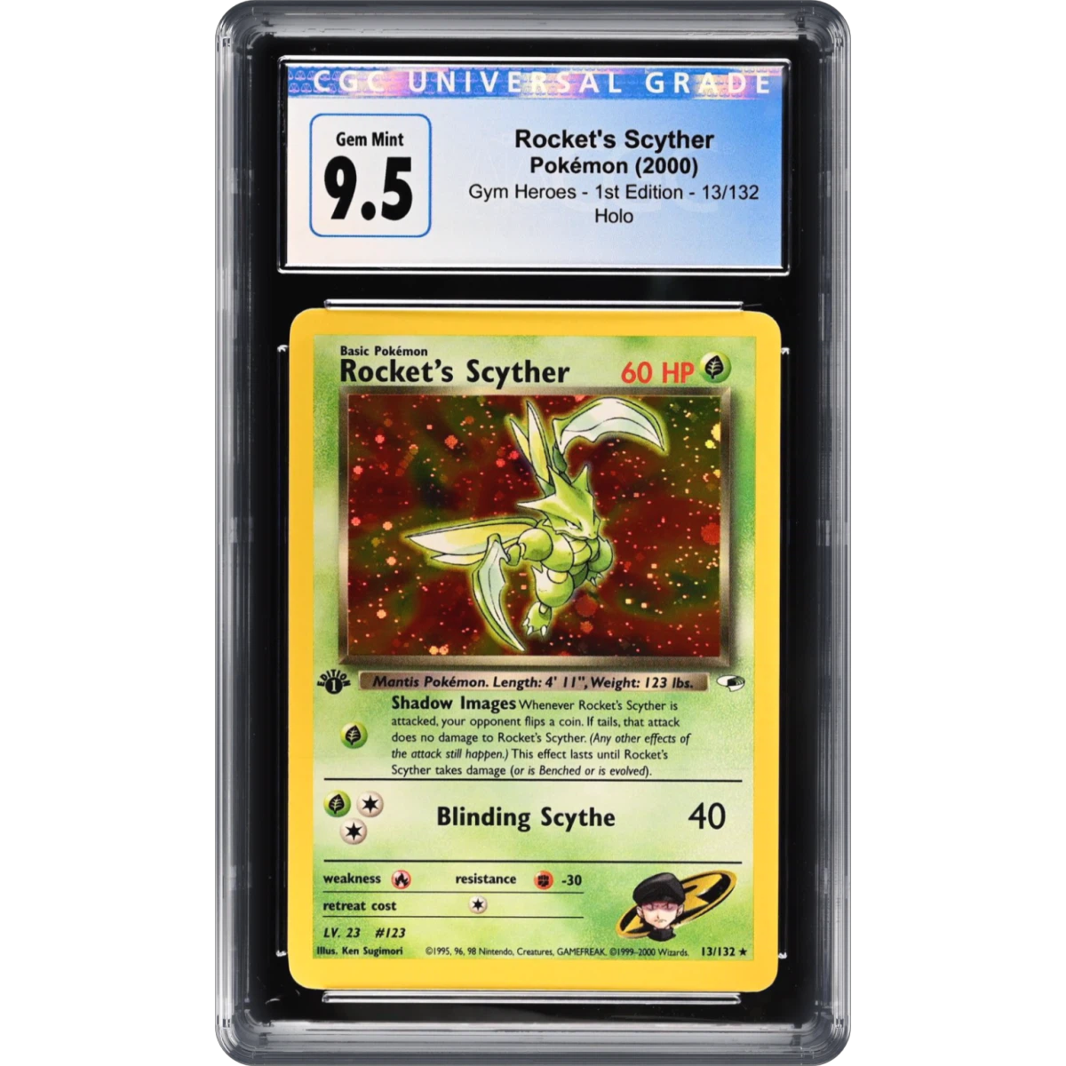 Rocket's Scyther card artwork