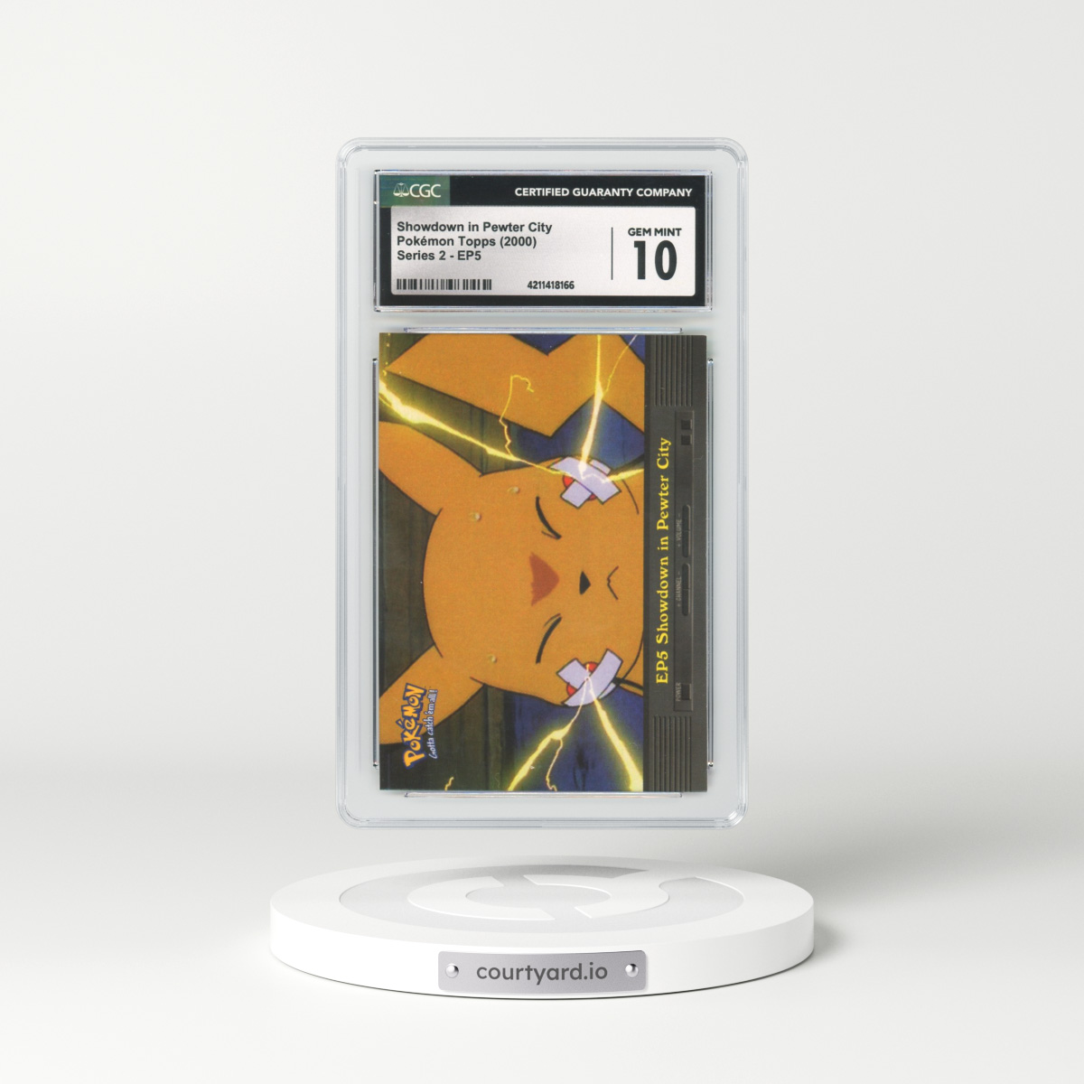 1999 Series 2 (Oval Nintendo Seal) #EP5 Showdown in Pewter City (CGC 10 GEM MINT)